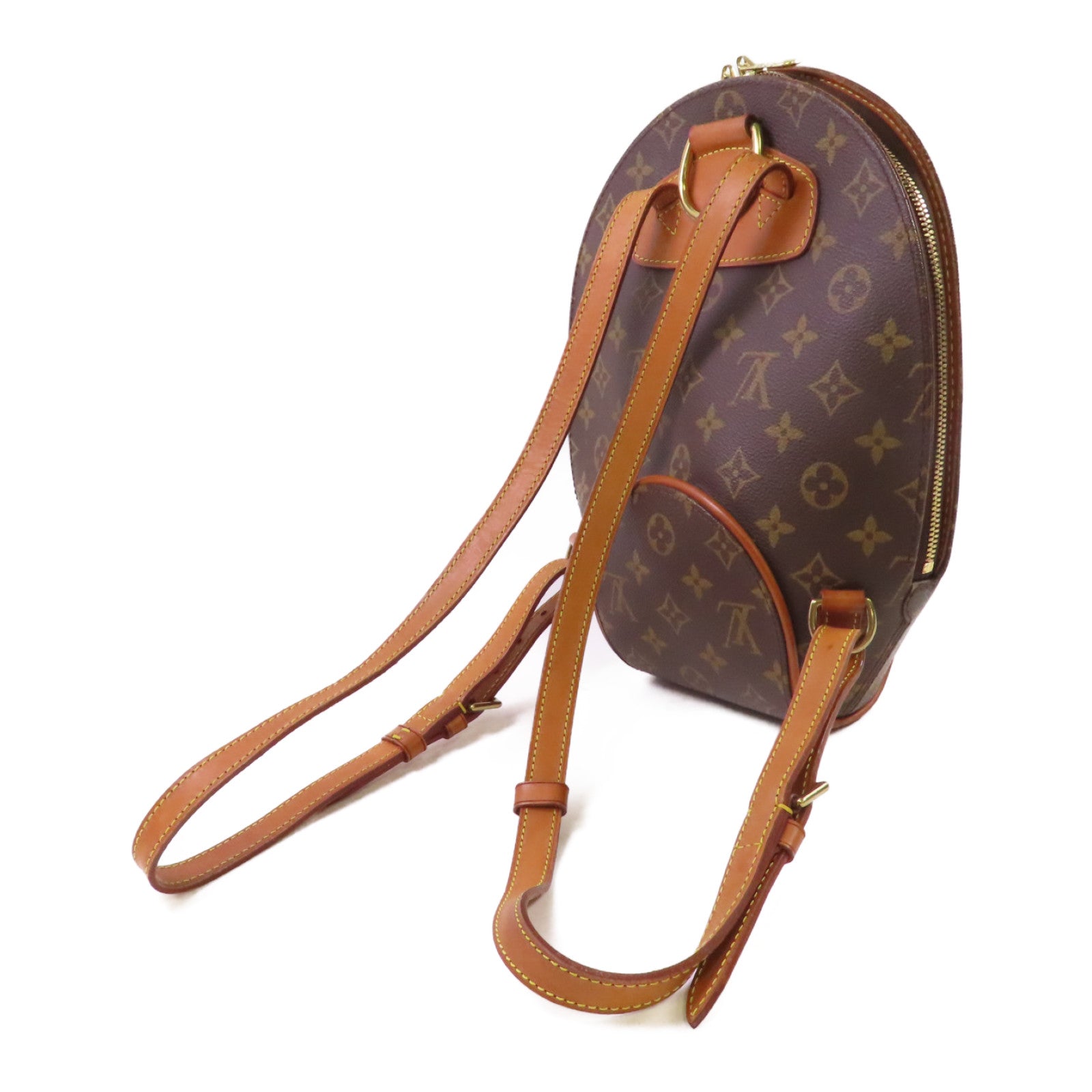 LOUIS VUITTON Monogram Zaino Ellisse Backpack金扣背包啡色