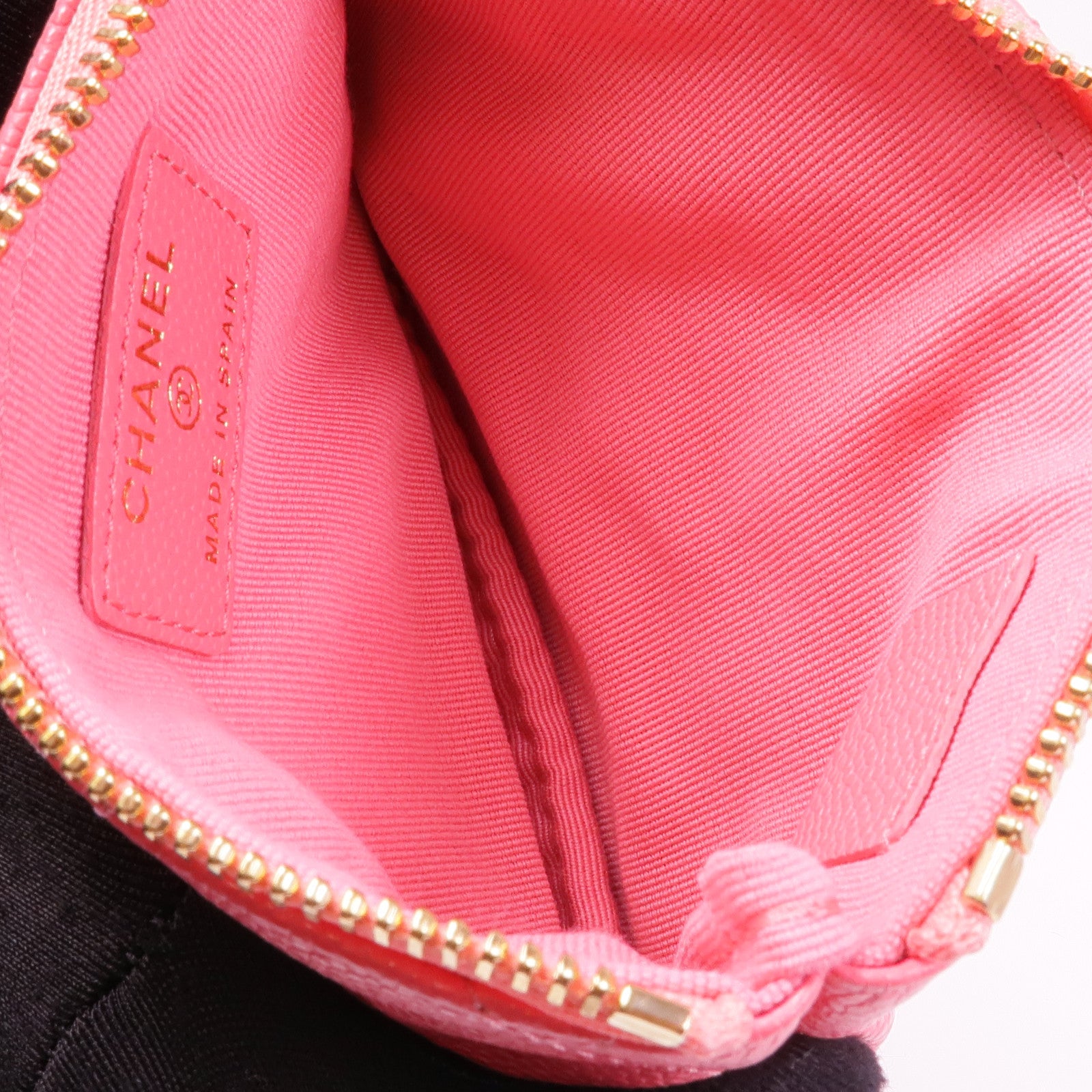 CHANEL 牛皮皮革Clutch Bag金扣手拿包