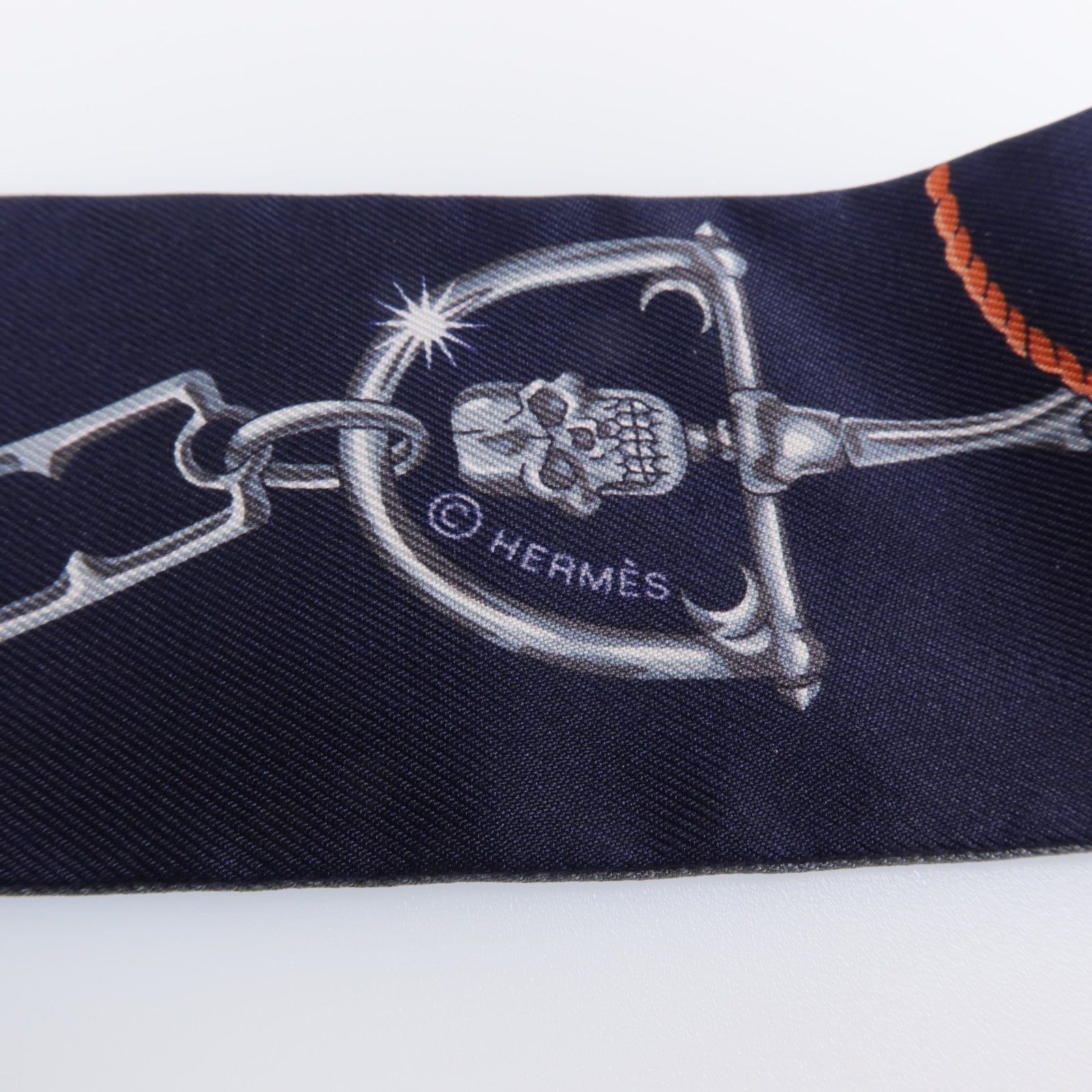 HERMES 絲質Twilly絲巾