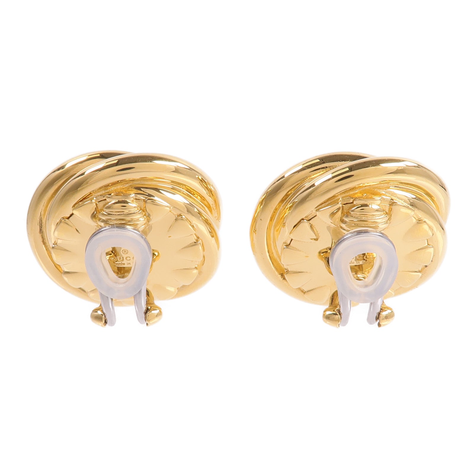 GUCCI 【激減優惠】PVC/金屬Interlocking G Clip-On Earrings耳環