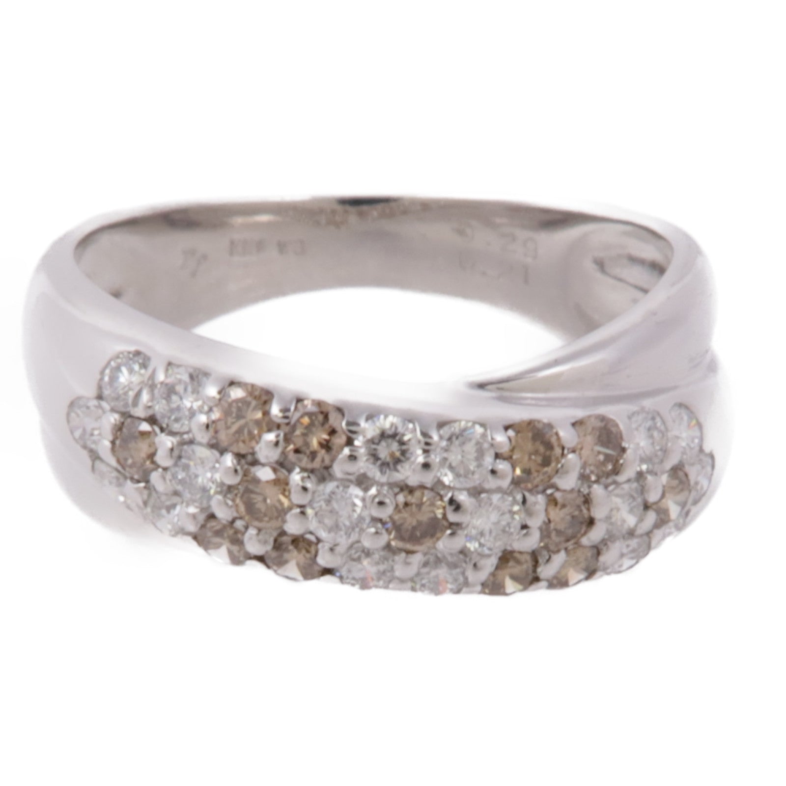JEWELRY 【激減優惠】18K白金Diamond Ring鑽石戒指US#5