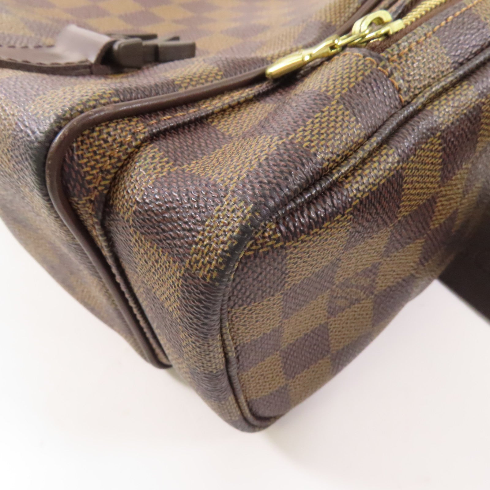 LOUIS VUITTON Damier Reporter Melville金扣肩背袋