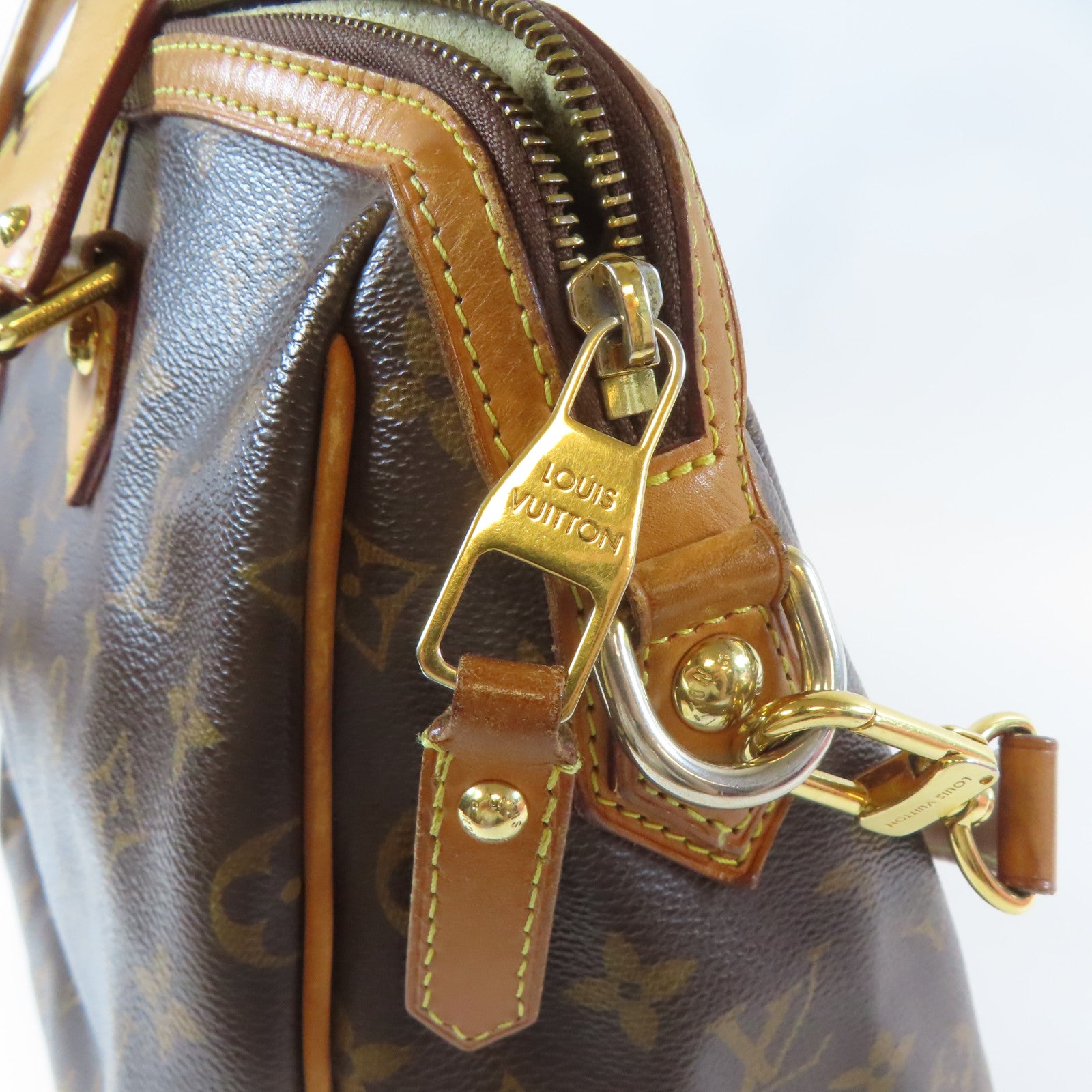 LOUIS VUITTON 【激減優惠】Monogram Retiro PM金扣手挽肩背兩用袋啡色