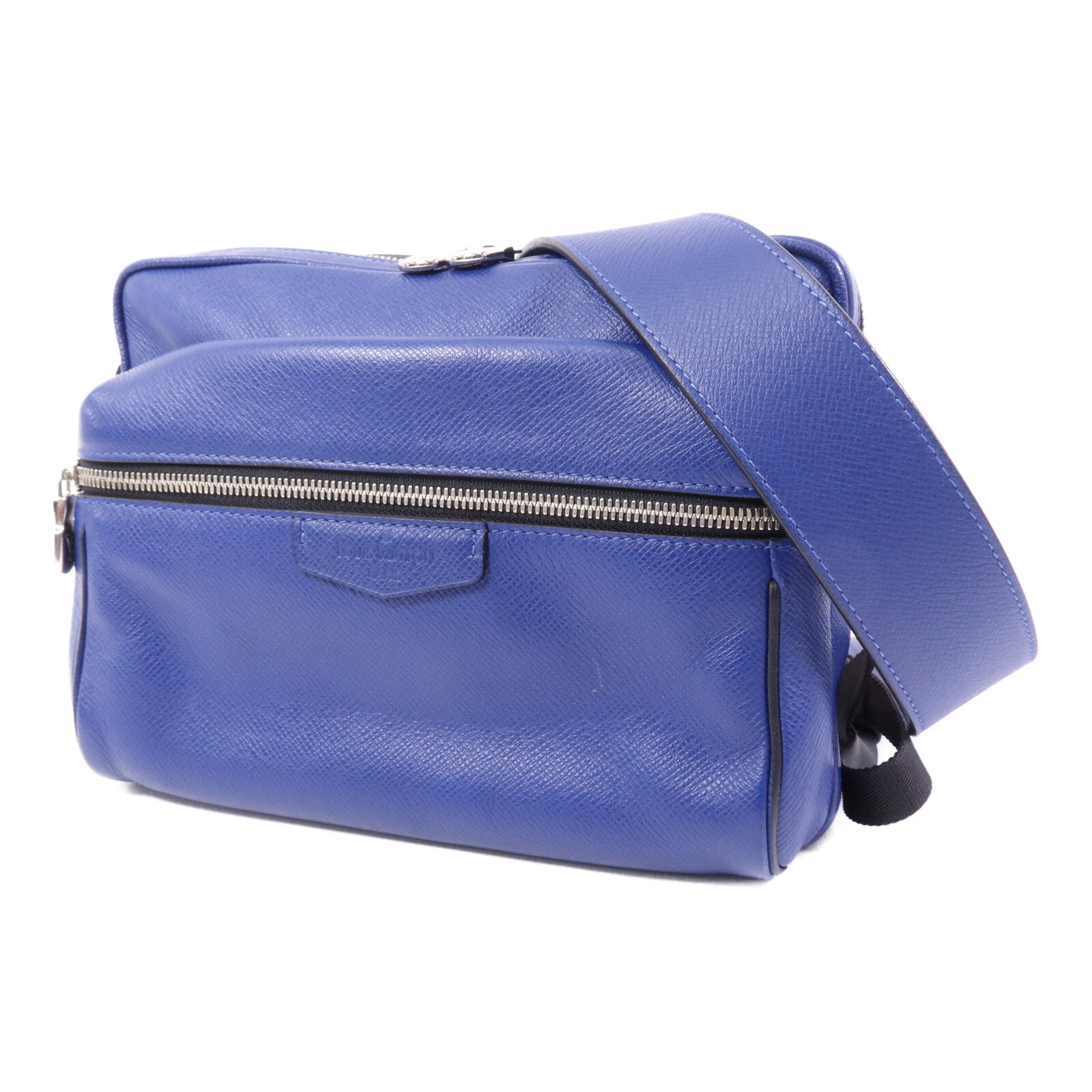 LOUIS VUITTON Taiga/Monogram Outdoor Messenger銀扣肩背袋