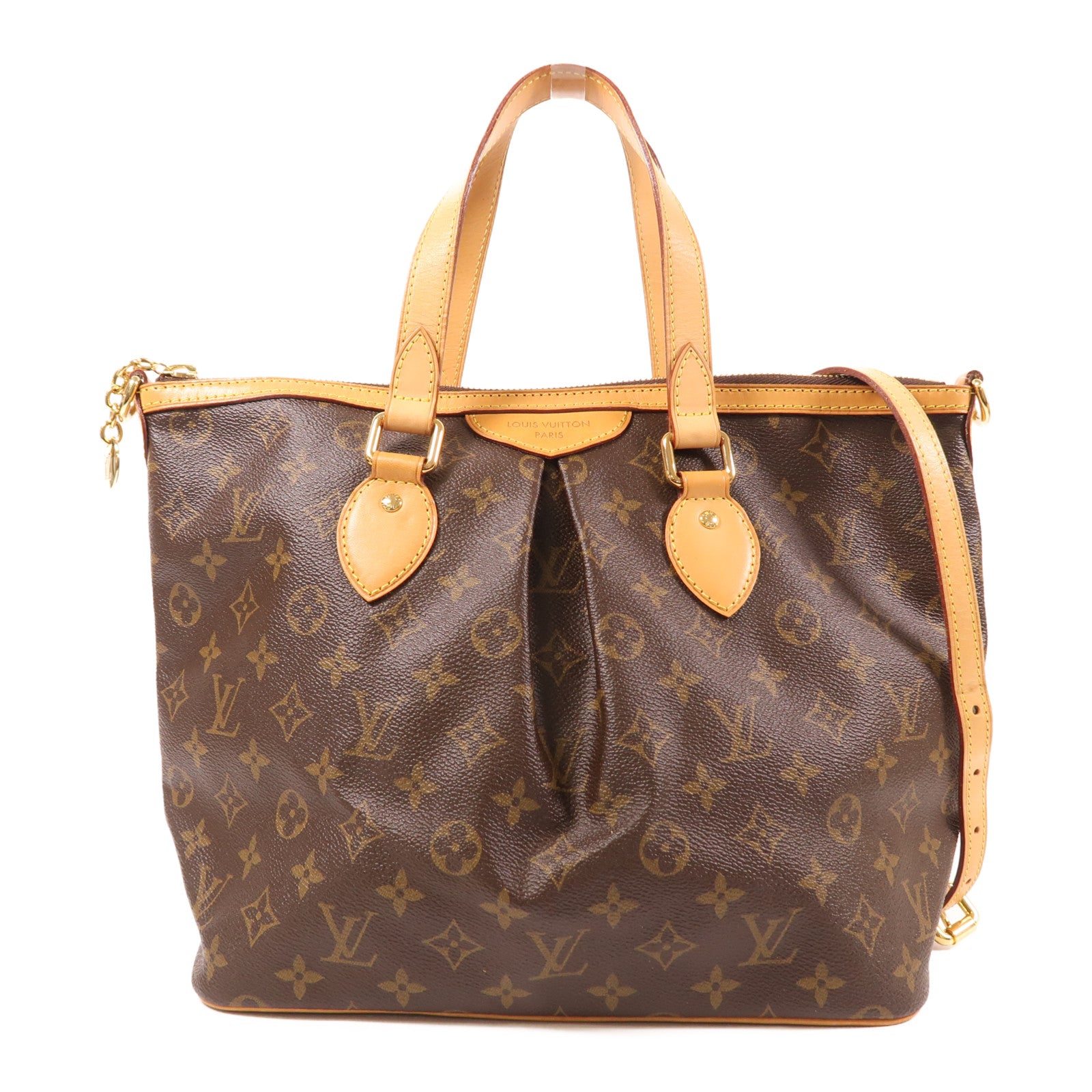LOUIS VUITTON Monogram Palermo PM金扣手挽肩背兩用袋