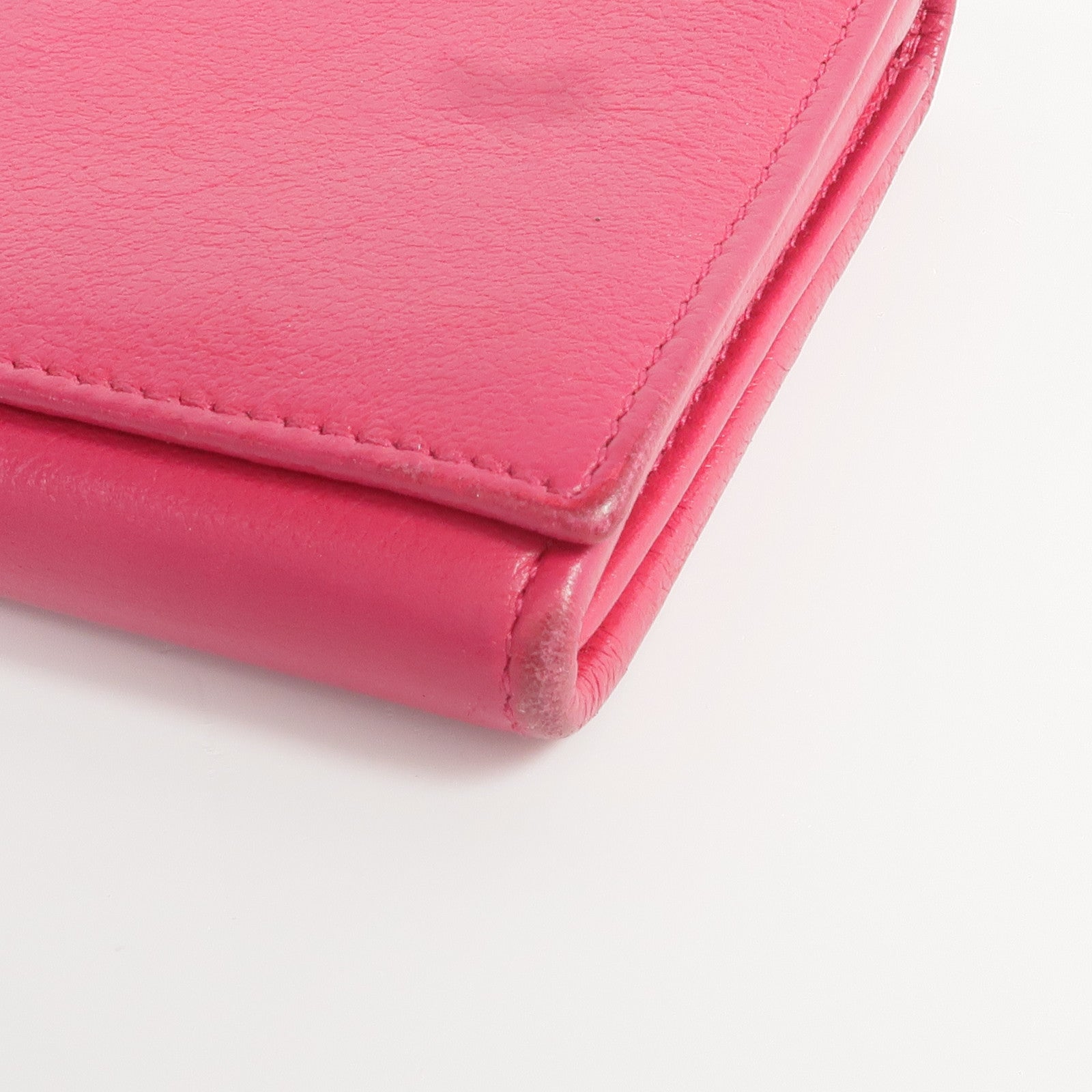 SAINT LAURENT 牛皮皮革Long Wallet金扣長錢包