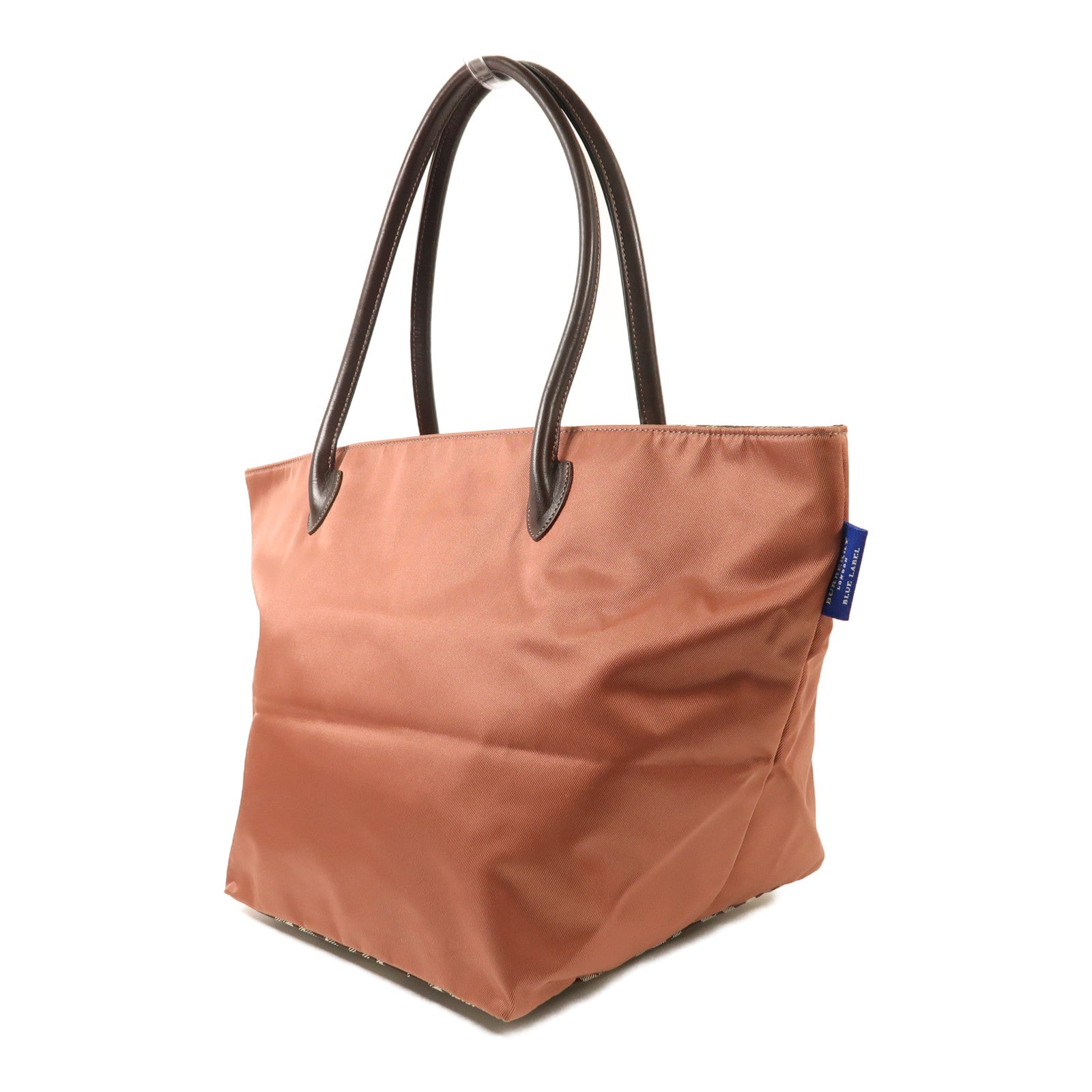 BURBERRY 尼龍/牛皮皮革Tote Bag肩背袋