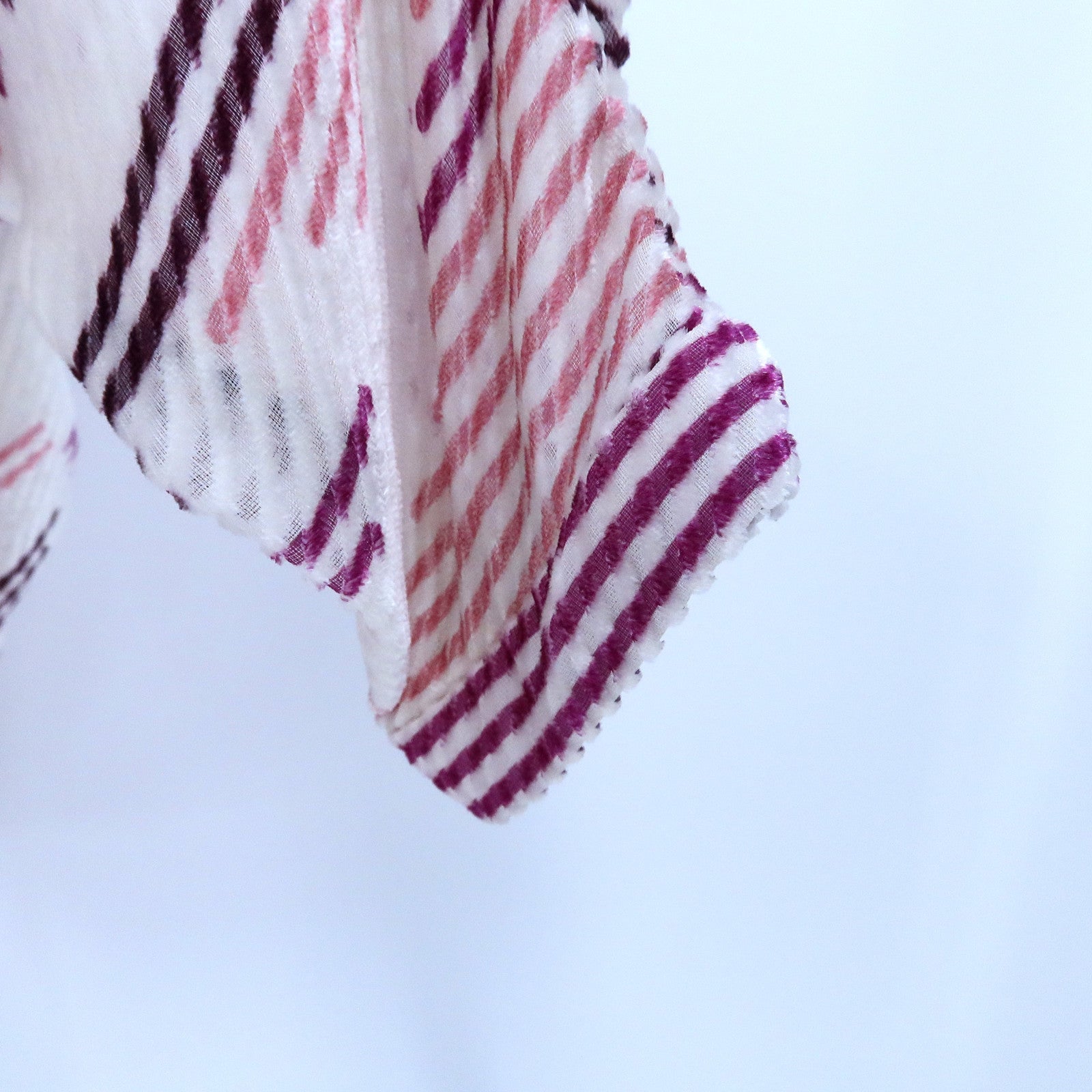 CHANEL Viscose/Silk Striped Blouse上衣