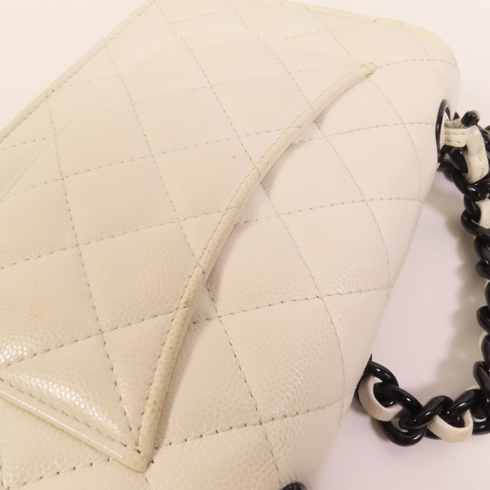 CHANEL 牛皮皮革WOC Wallet On Chain鏈帶肩背袋