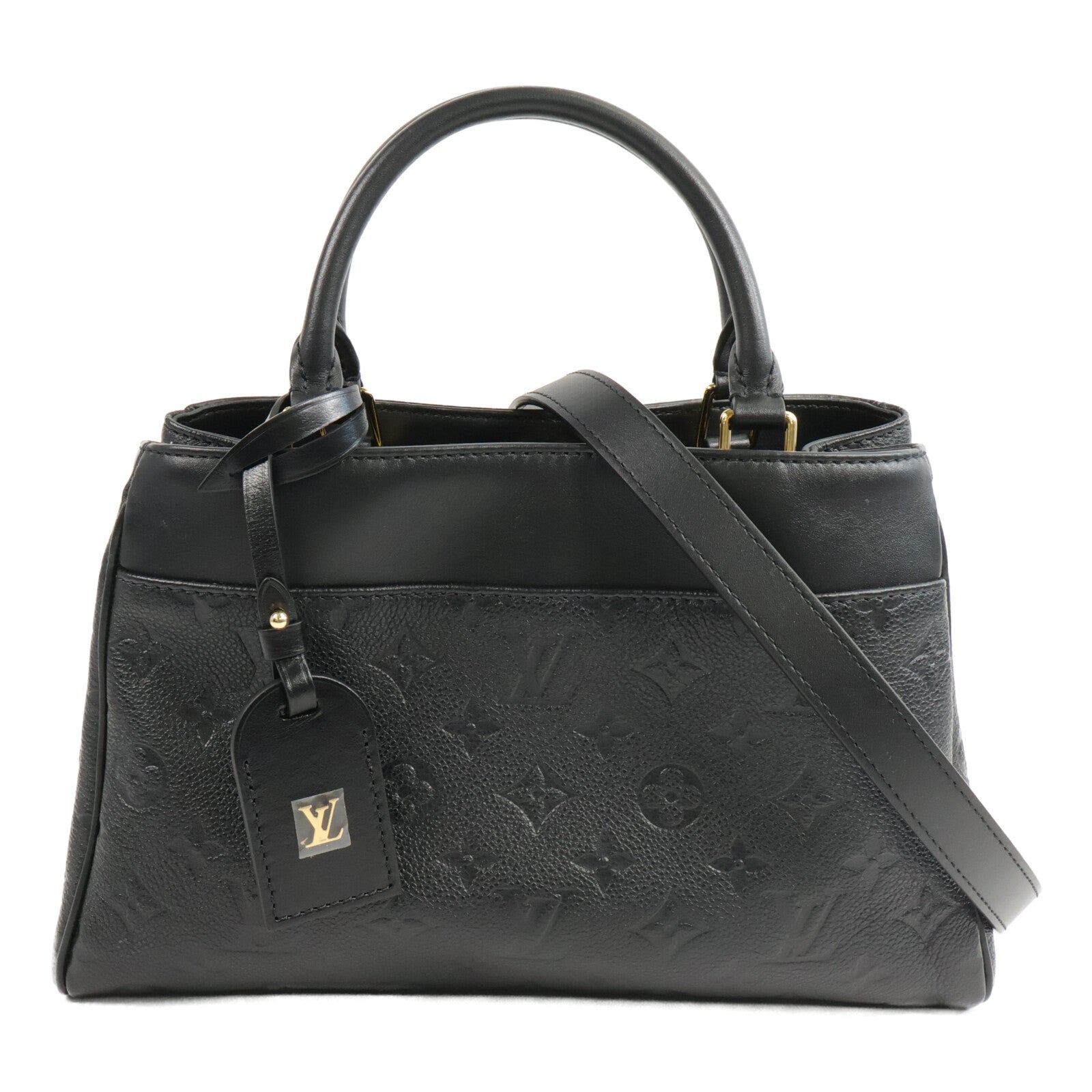 LOUIS VUITTON Monogram Empreintre Avenue PM手挽肩背兩用袋