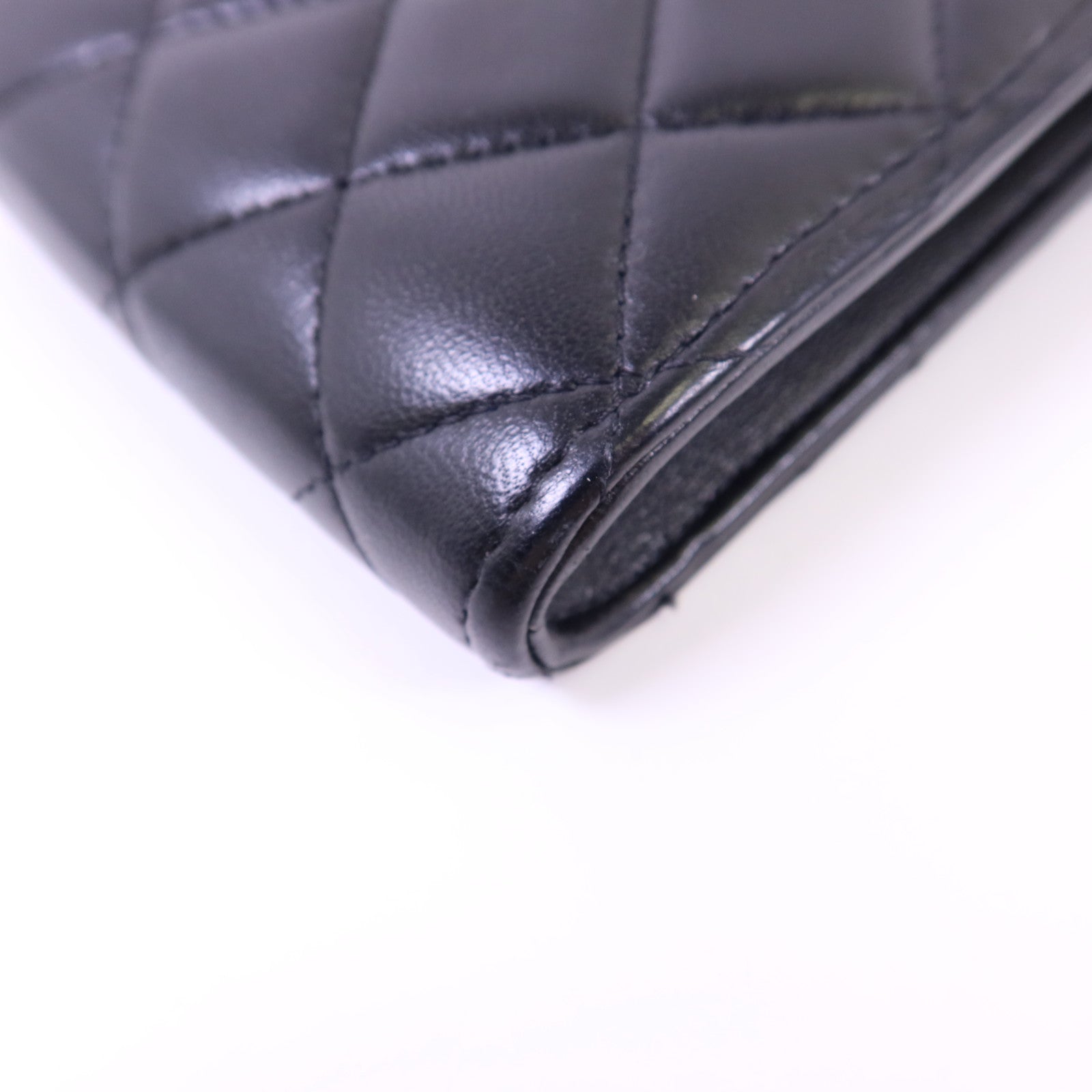 CHANEL 【激減優惠】羊皮皮革Phone Bag With Gold Ball金扣鏈帶肩背袋