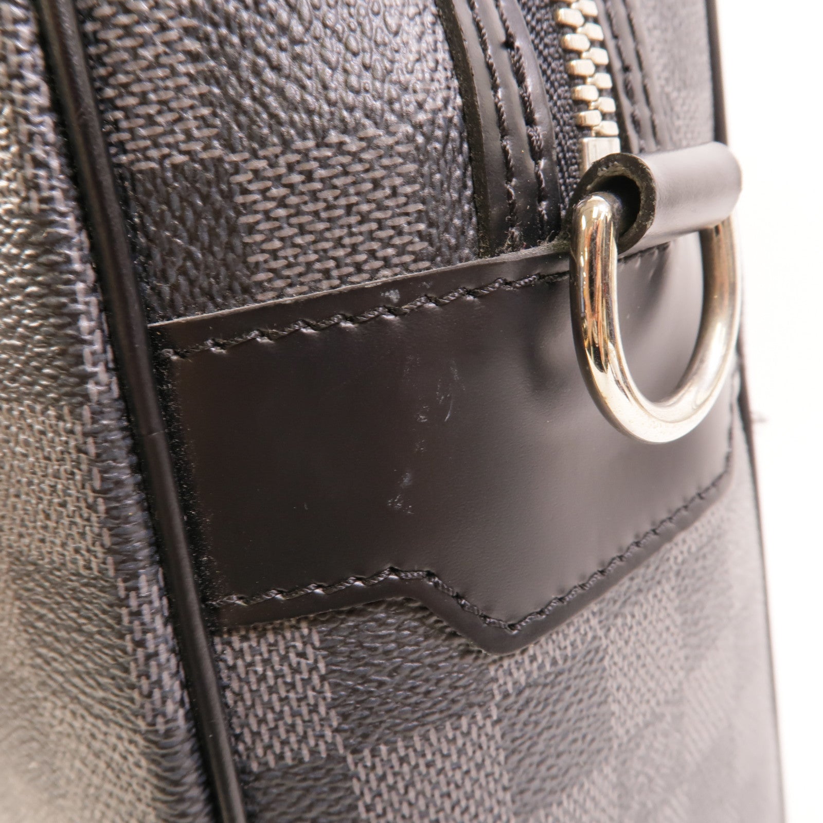 LOUIS VUITTON Damier Graphite Jorn手挽肩背兩用袋