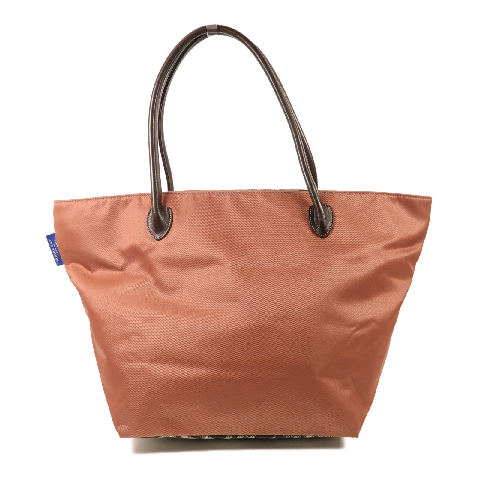 BURBERRY 尼龍/牛皮皮革Tote Bag肩背袋