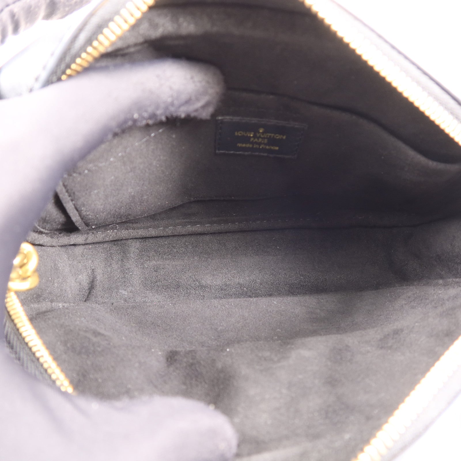 LOUIS VUITTON 牛皮皮革Camera Bag金扣鏈帶肩背袋