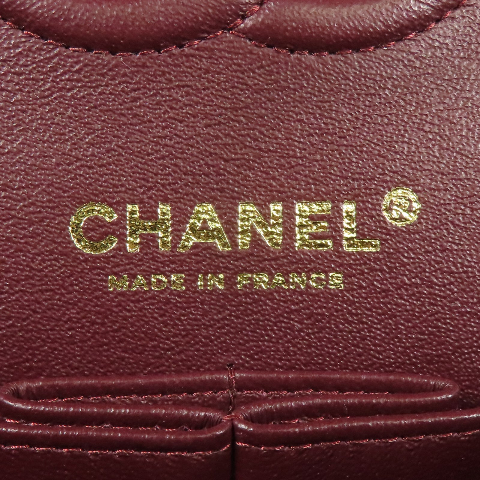 CHANEL 羊皮皮革Classic 23金扣鏈帶肩背袋