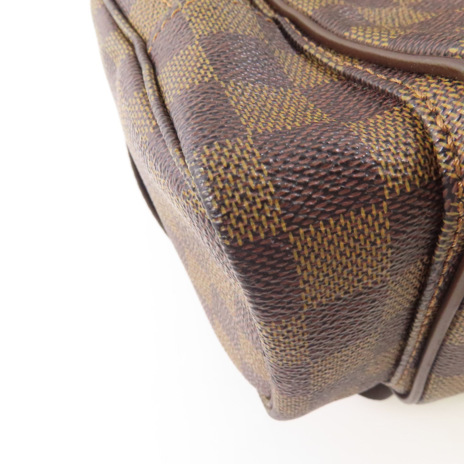 LOUIS VUITTON Damier Reporter Melville金扣肩背袋
