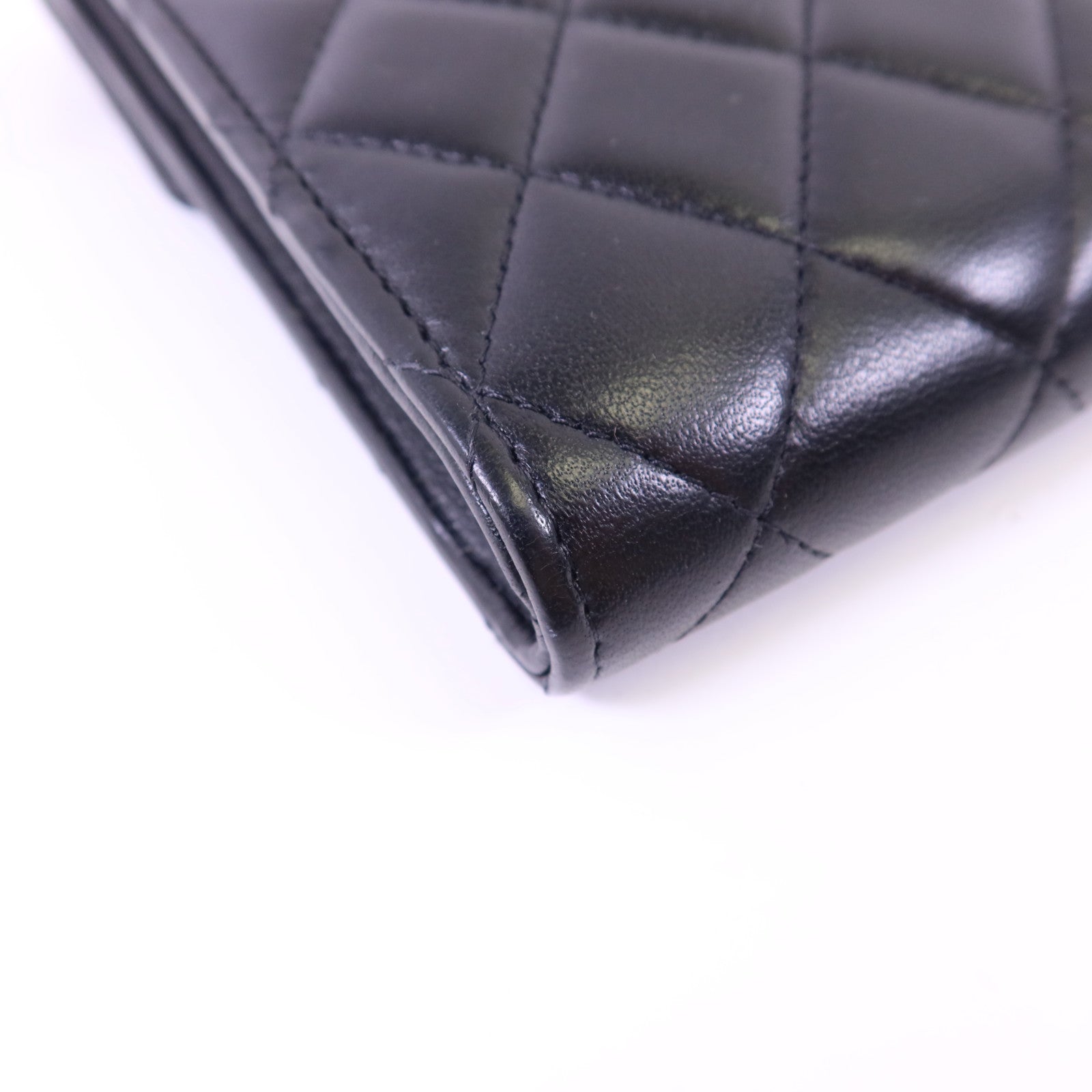 CHANEL 【激減優惠】羊皮皮革Phone Bag With Gold Ball金扣鏈帶肩背袋