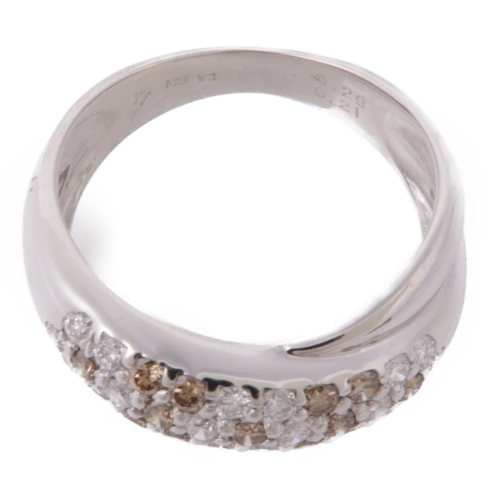 JEWELRY 【激減優惠】18K白金Diamond Ring鑽石戒指US#5