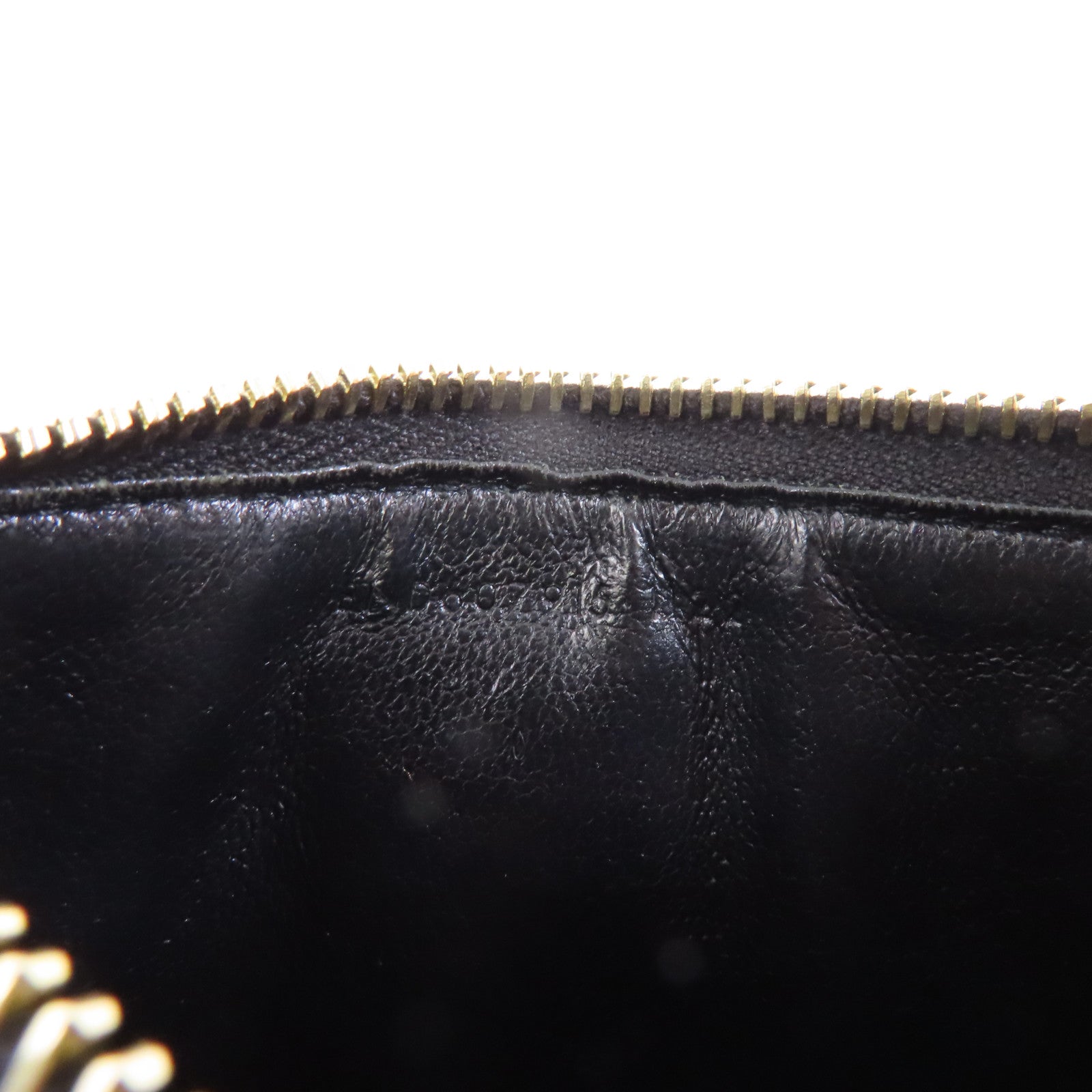 SAINT LAURENT 牛皮皮革Card Case金扣卡片套黑色