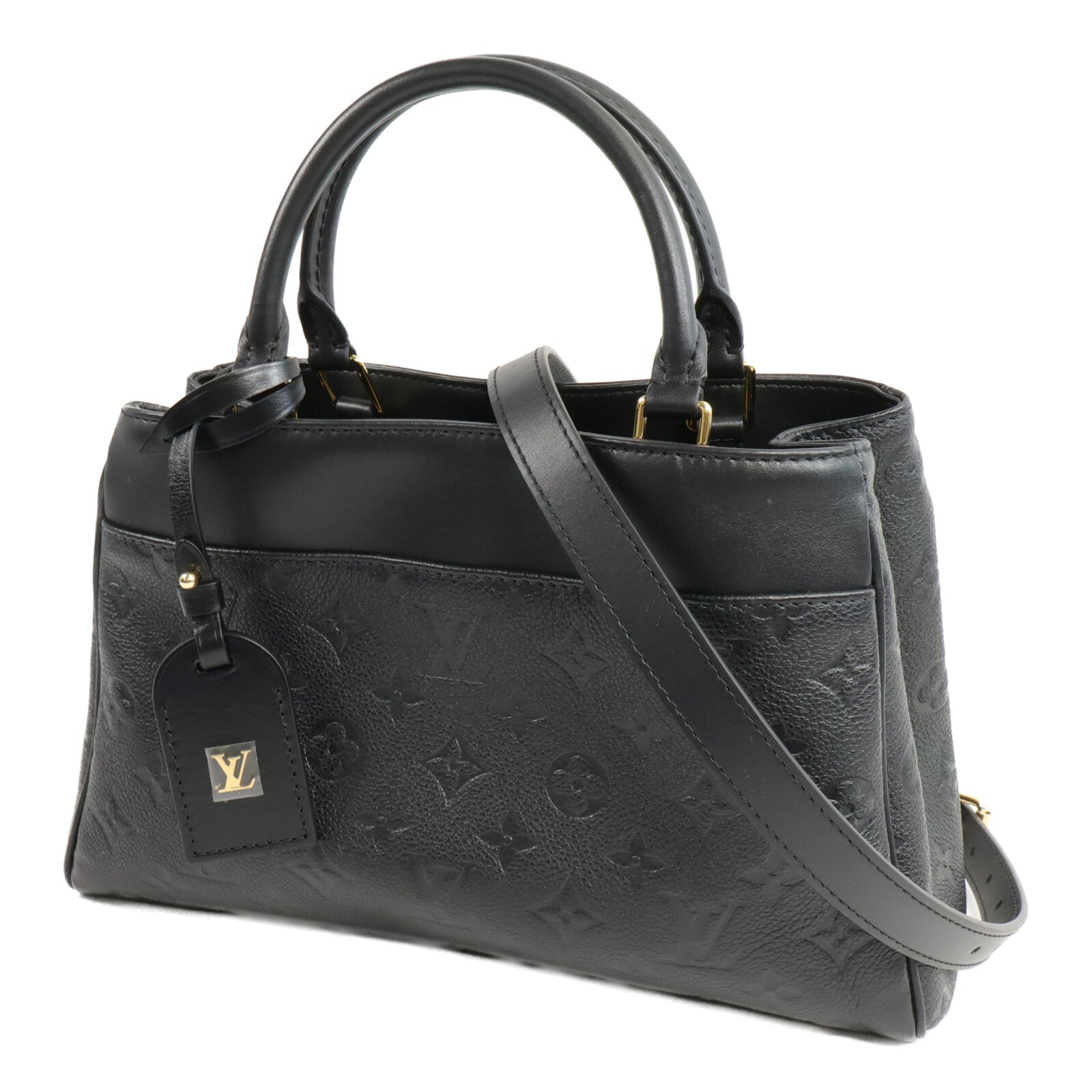 LOUIS VUITTON Monogram Empreintre Avenue PM手挽肩背兩用袋