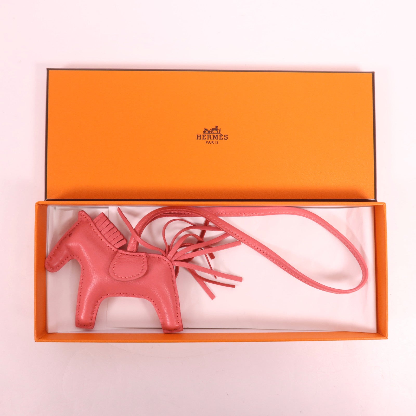 HERMES Milo皮革Rodeo PM掛飾