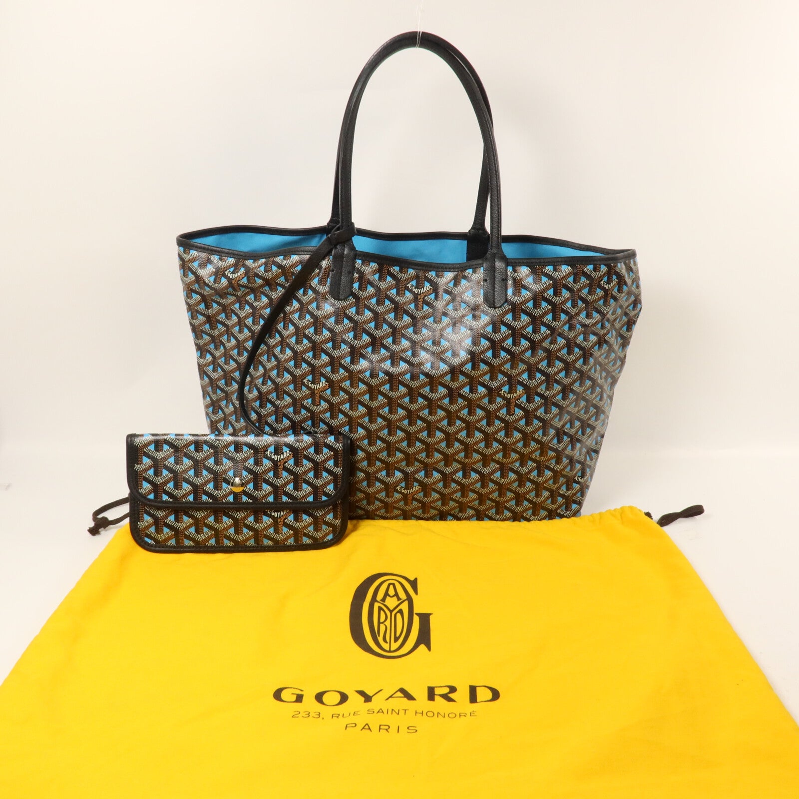 GOYARD 塗層帆布Saint Louis Claire PM肩背袋