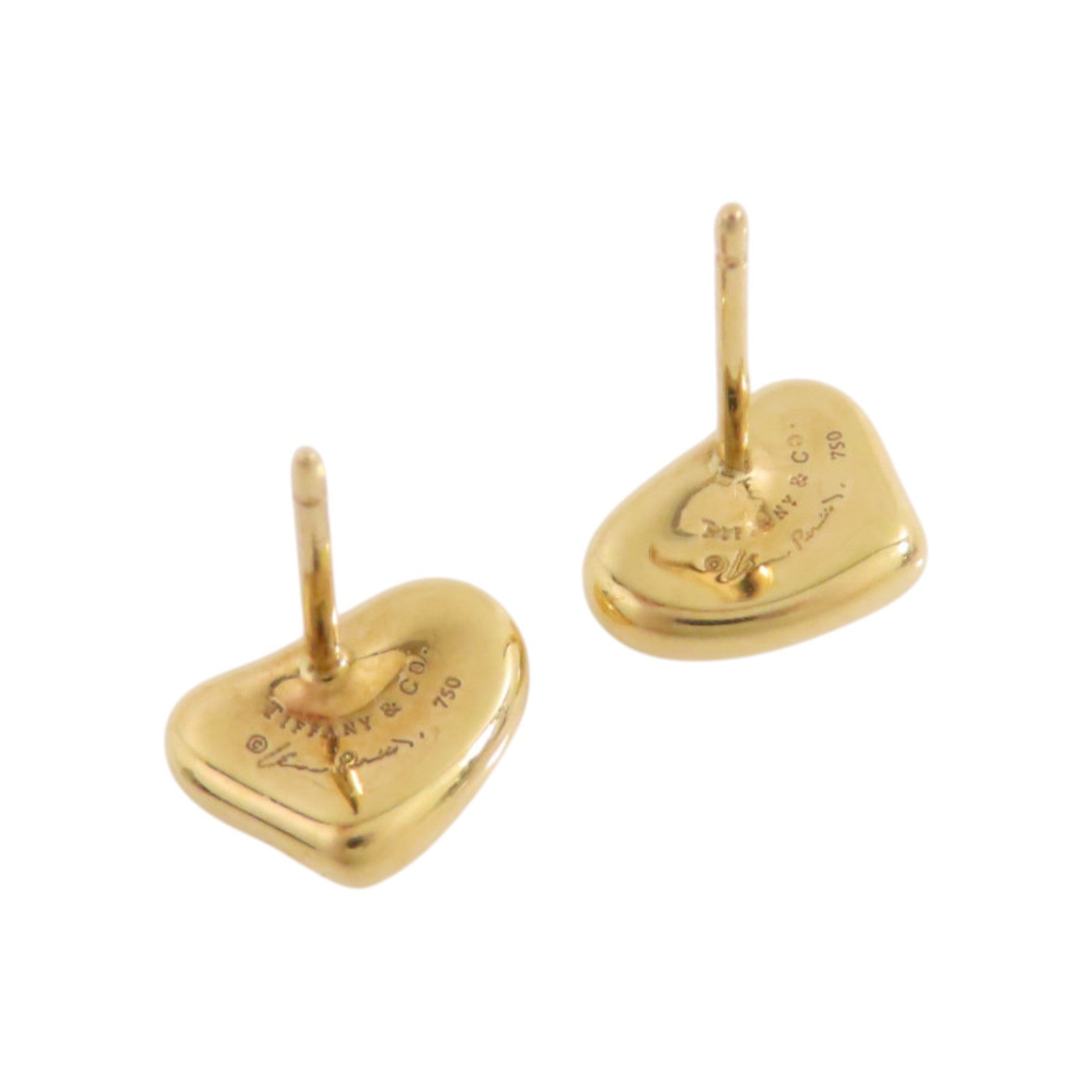 TIFFANY＆CO 【激減優惠】18K黃金Bean Earrings金扣耳環