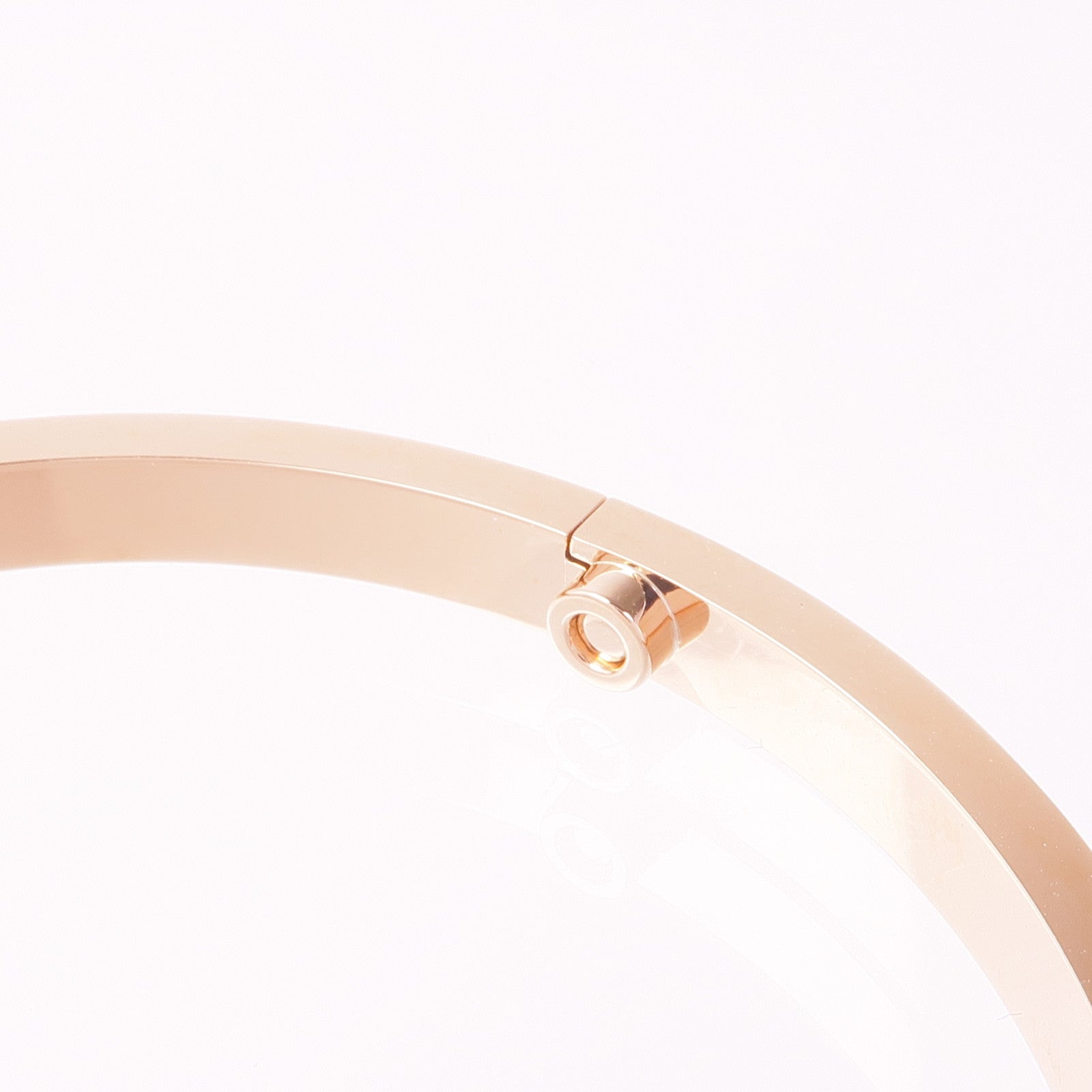 CARTIER 18K玫瑰金/鑽石Love Bracelet SM Full Diamond鑽石手鐲Cartier#17