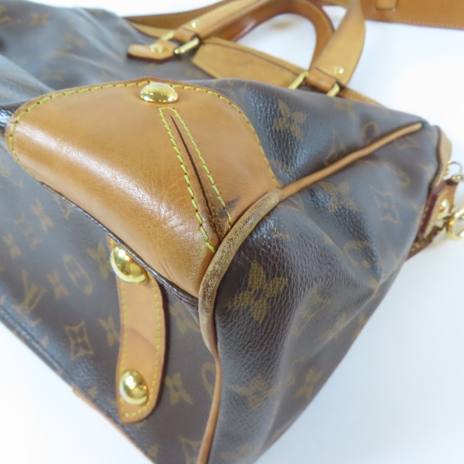 LOUIS VUITTON 【激減優惠】Monogram Retiro PM金扣手挽肩背兩用袋啡色