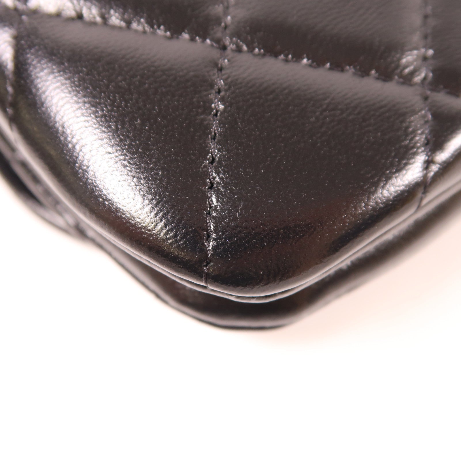 CHANEL 牛皮皮革Chain Shoulder Bag金扣鏈帶肩背袋