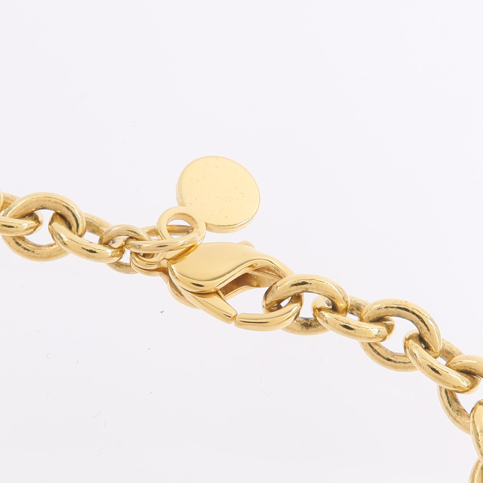 CELINE 金屬Vintage Logo Gold Chain Necklace項鍊