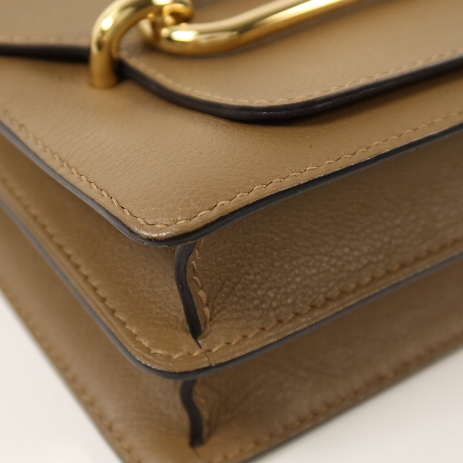 HERMES Evercolor皮革Roulis 23金扣肩背袋Alezan