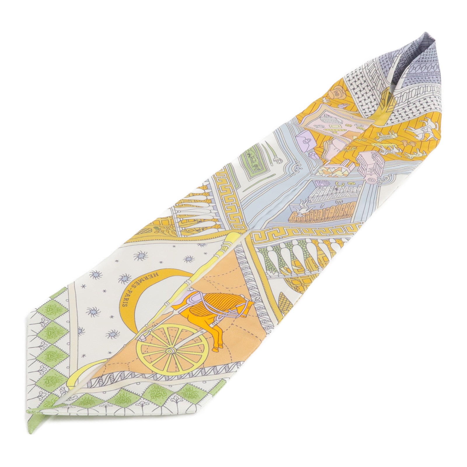 HERMES 絲質Twilly絲巾
