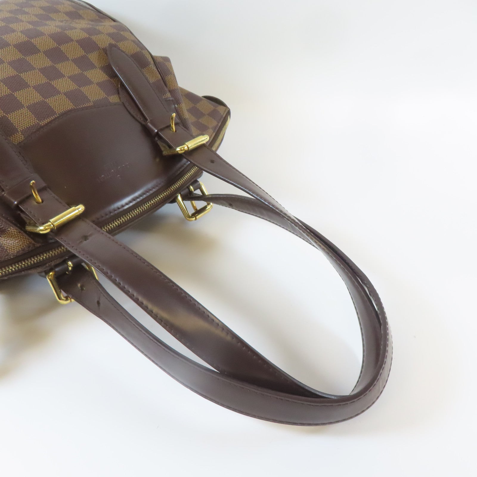 LOUIS VUITTON **【激減優惠】Damier Verona MM金扣肩背袋啡色