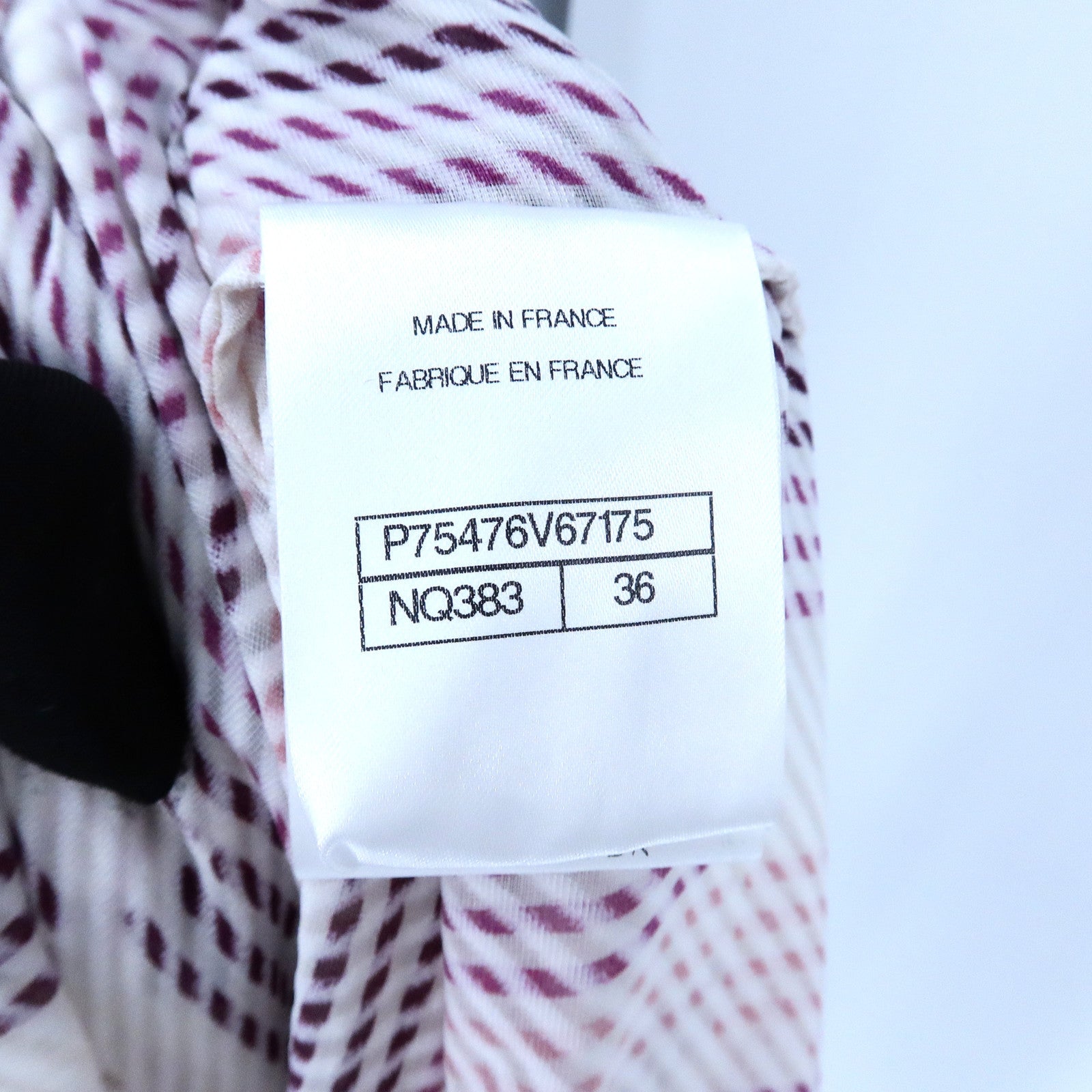 CHANEL Viscose/Silk Striped Blouse上衣