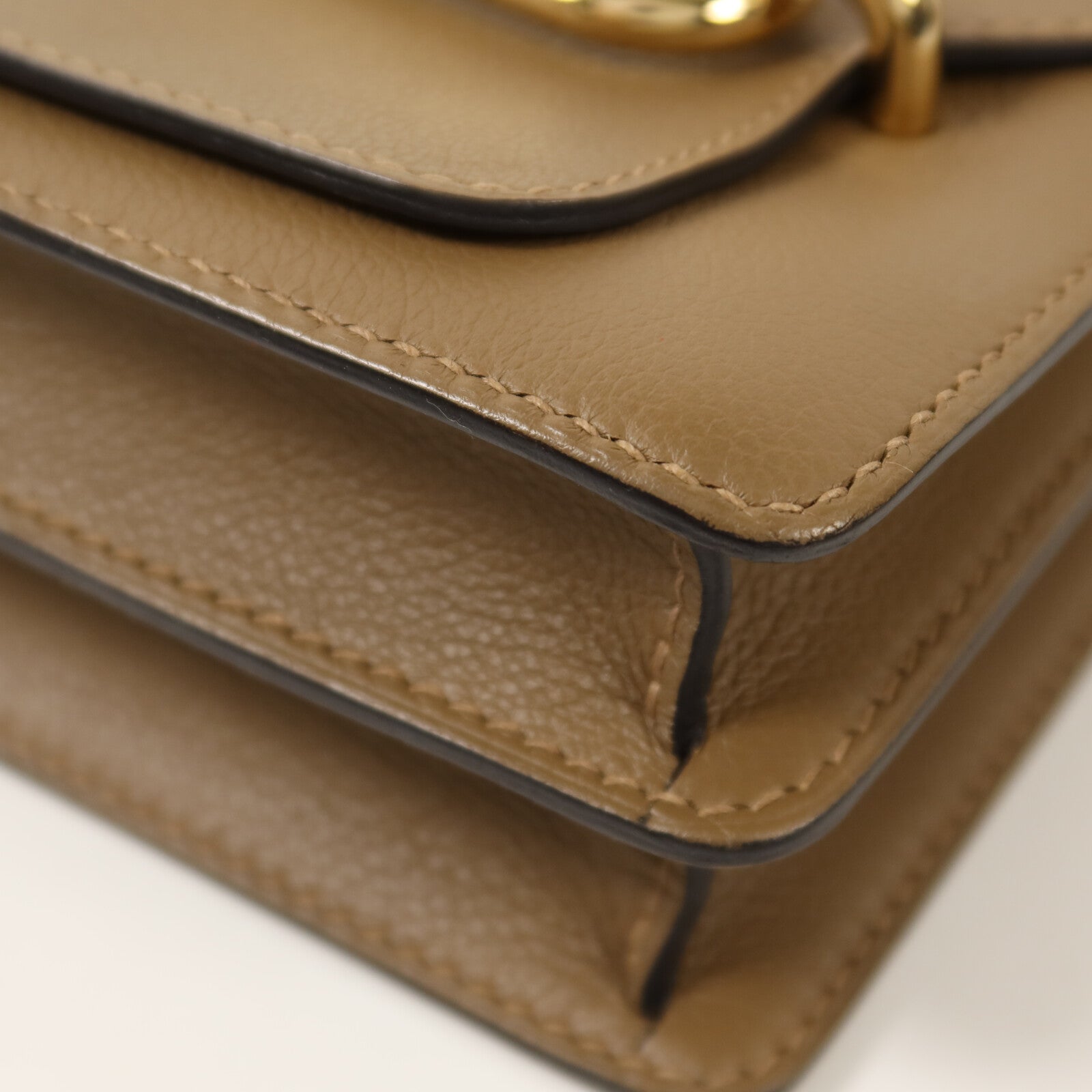 HERMES Evercolor皮革Roulis 23金扣肩背袋Alezan