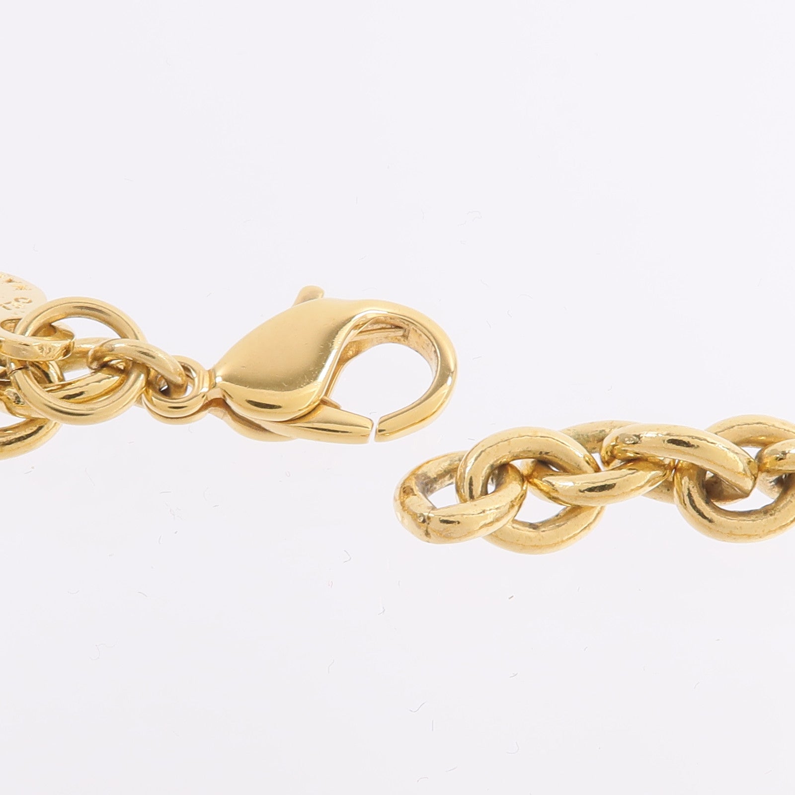 CELINE 金屬Vintage Logo Gold Chain Necklace項鍊