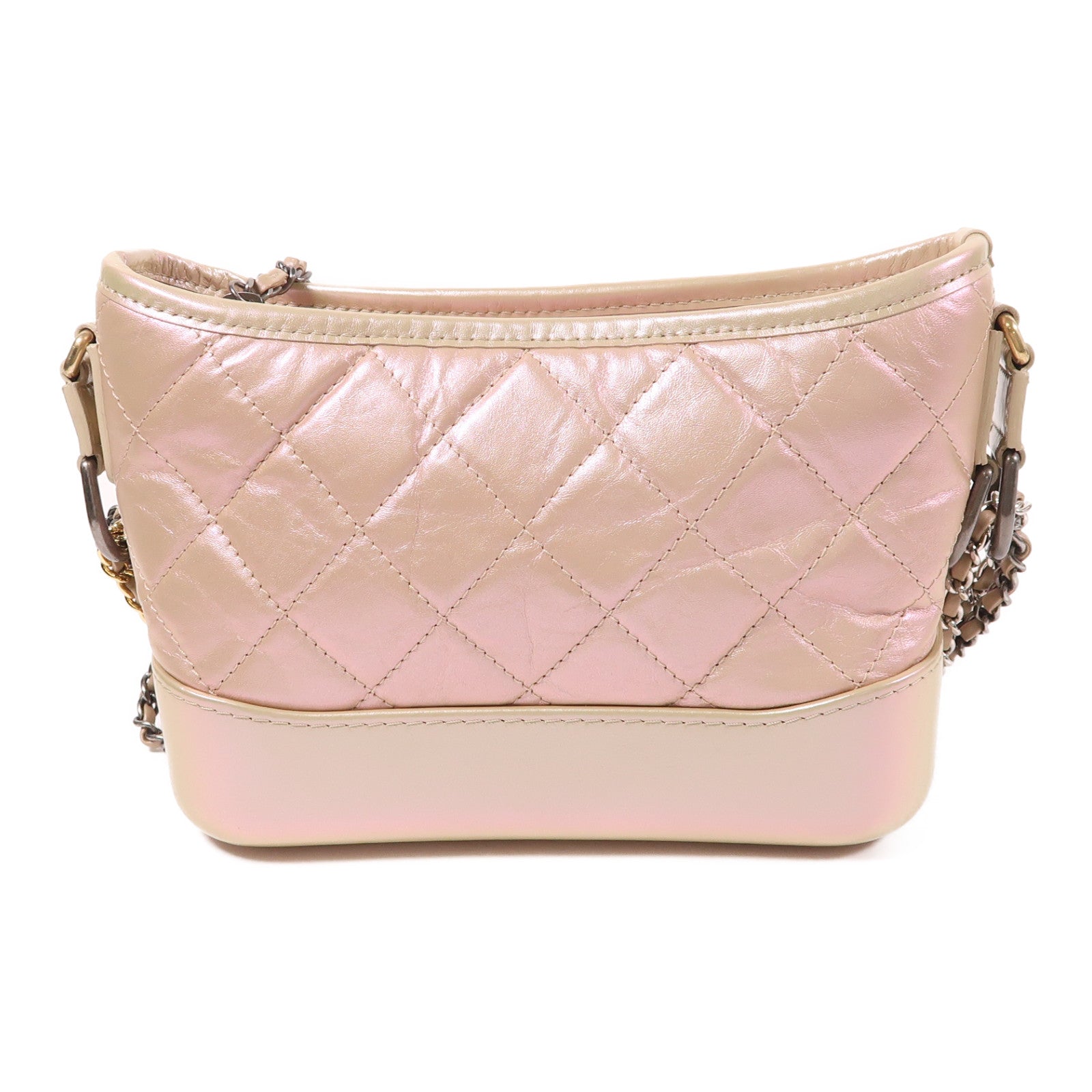 CHANEL 【激減優惠】皮革Gabrielle鏈帶肩背袋