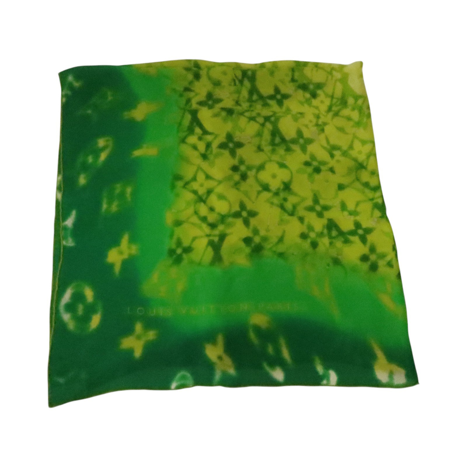 LOUIS VUITTON 絲質Scarf 85x85cm絲巾