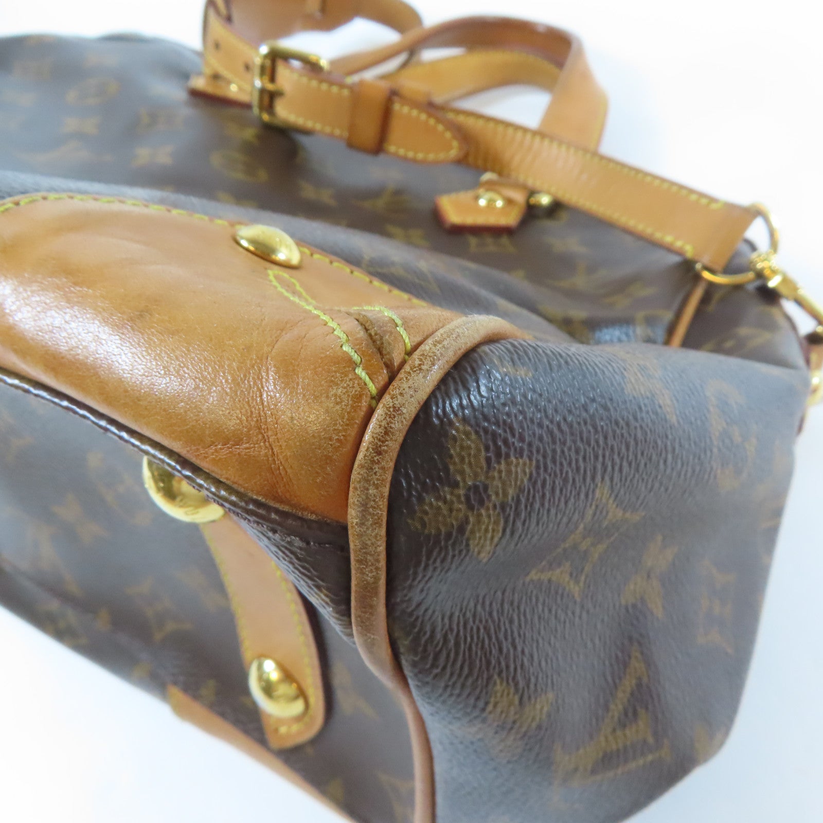 LOUIS VUITTON 【激減優惠】Monogram Retiro PM金扣手挽肩背兩用袋啡色