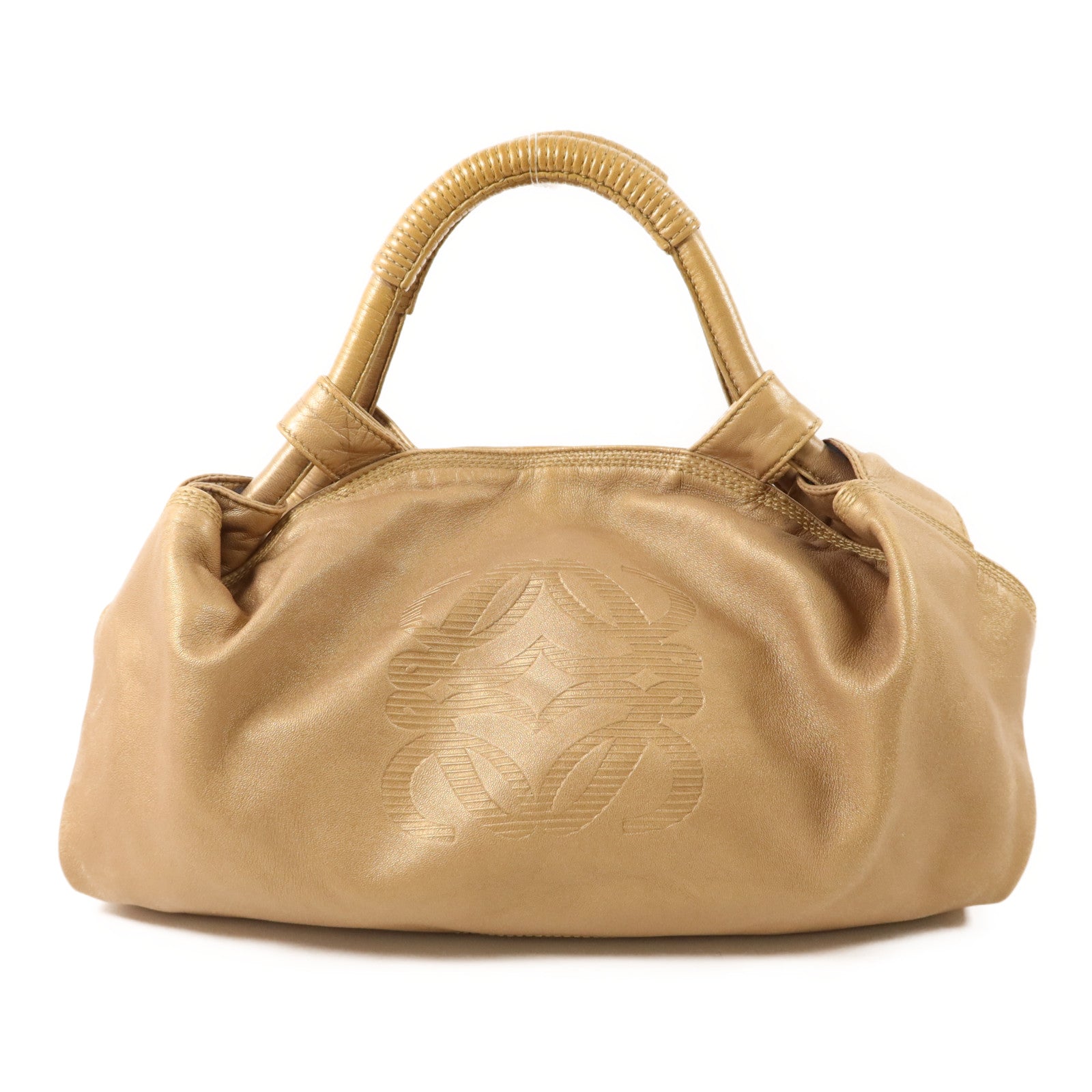 LOEWE 羊皮皮革Nappa Aire金扣手挽袋