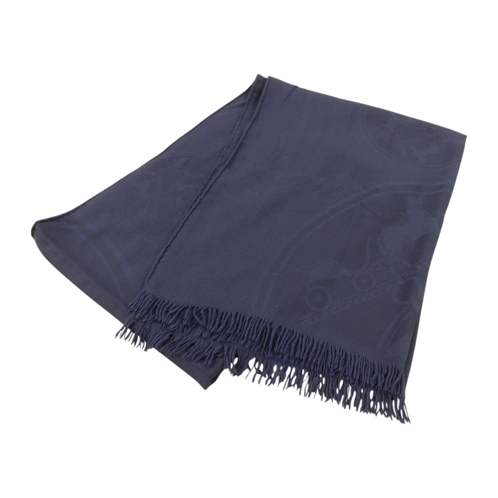 HERMES 羊絨/絲質New Libris Stole 75x210絲巾