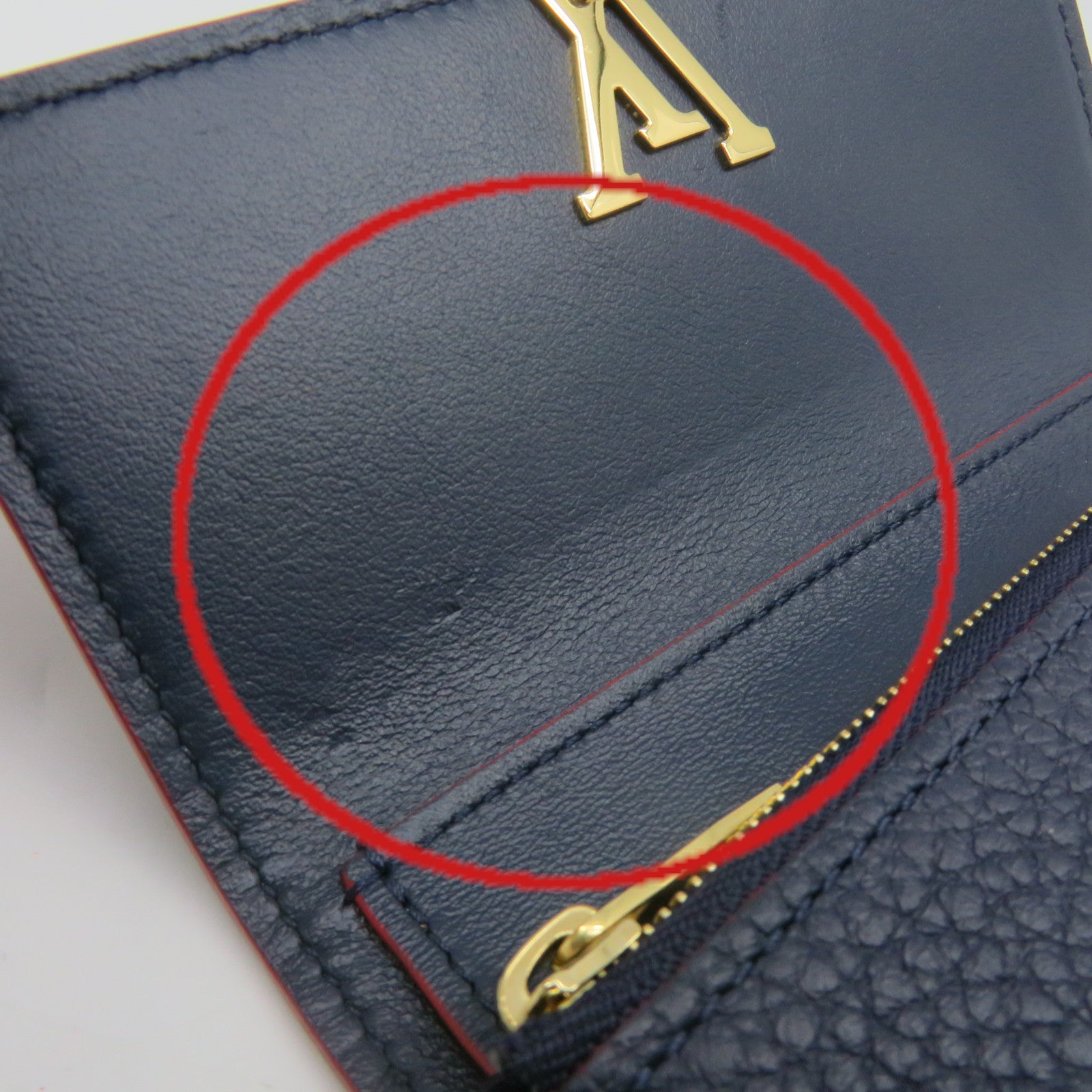 LOUIS VUITTON 【激減優惠】Tourillon Capucines Short Wallet金扣短錢包寶藍色
