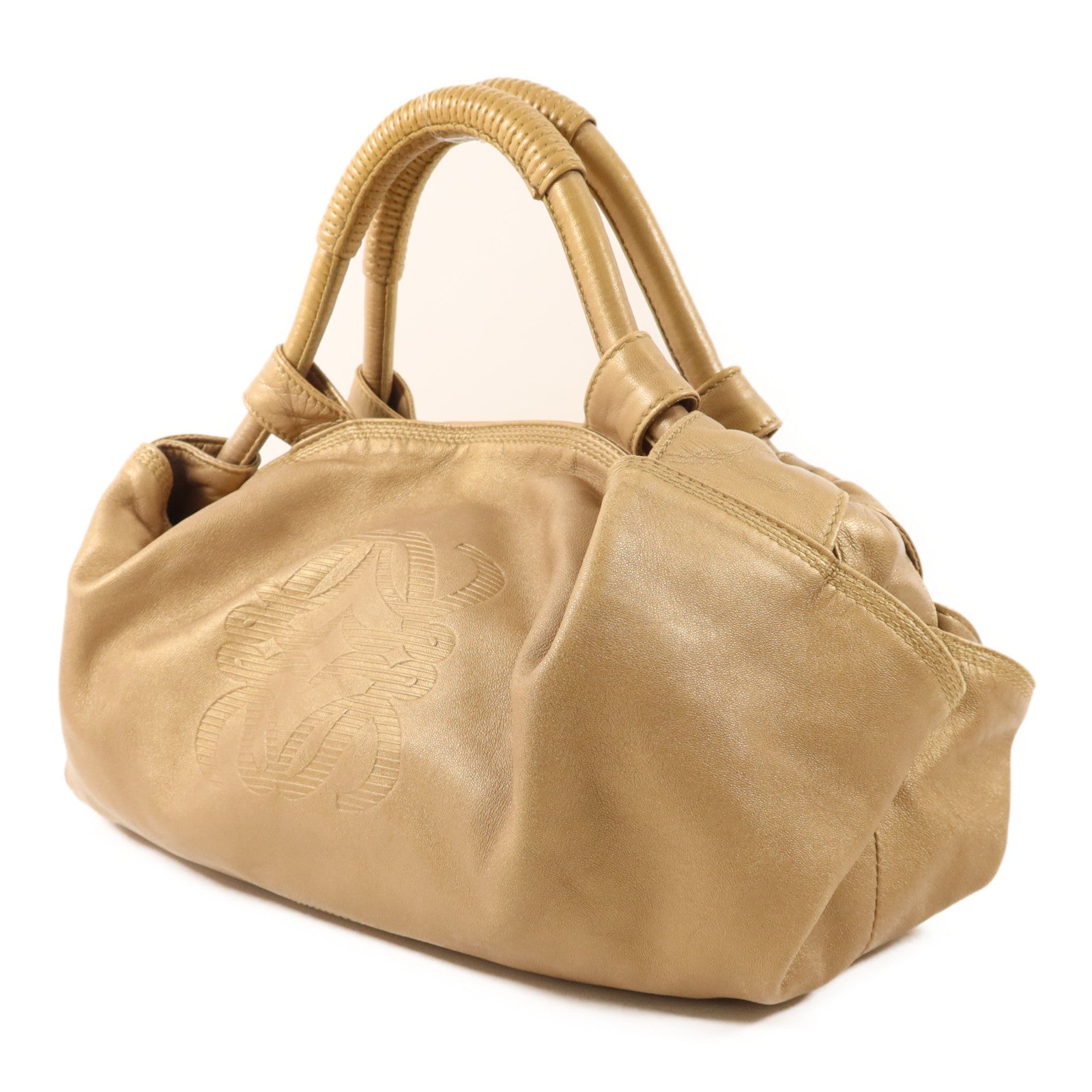 LOEWE 羊皮皮革Nappa Aire金扣手挽袋
