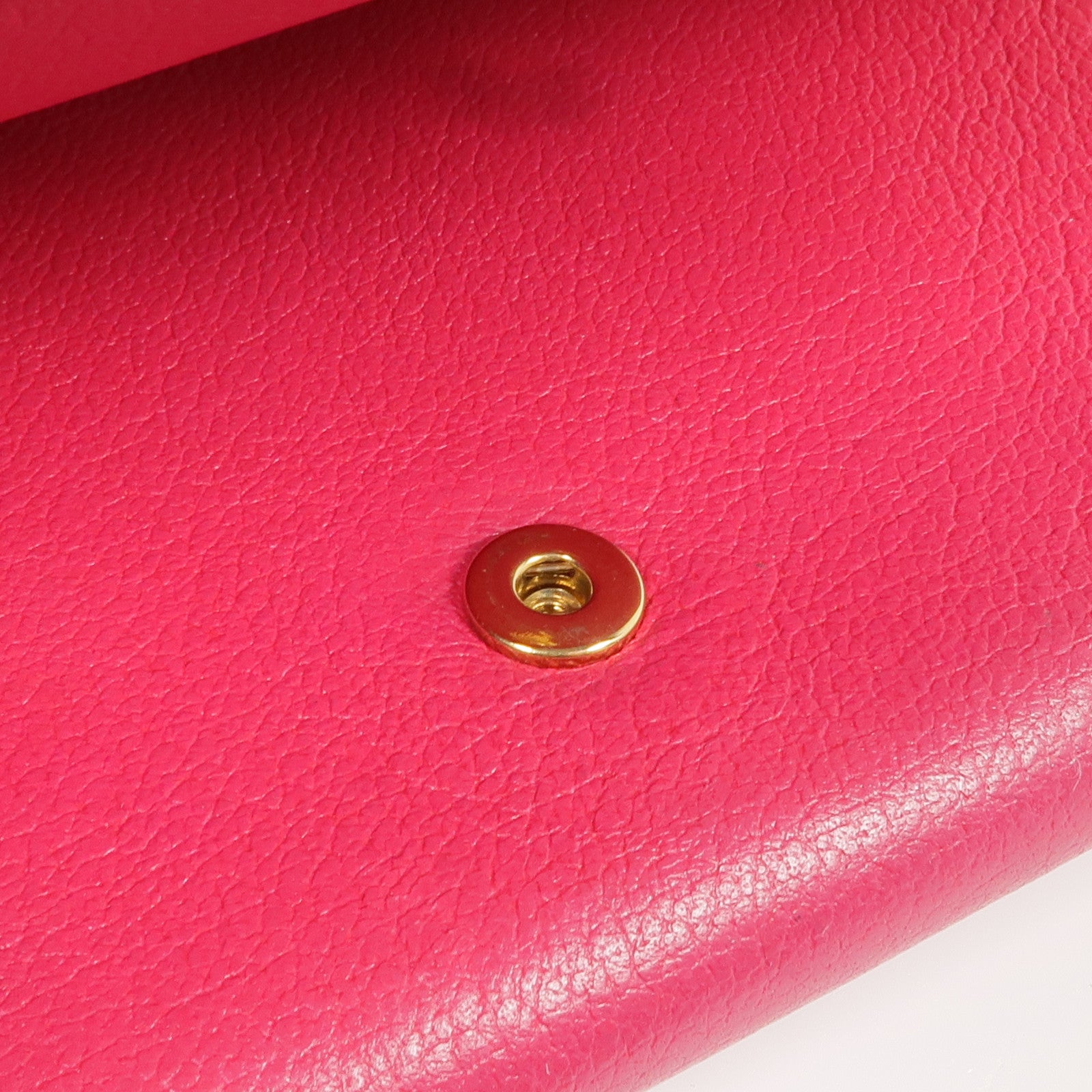 SAINT LAURENT 牛皮皮革Long Wallet金扣長錢包