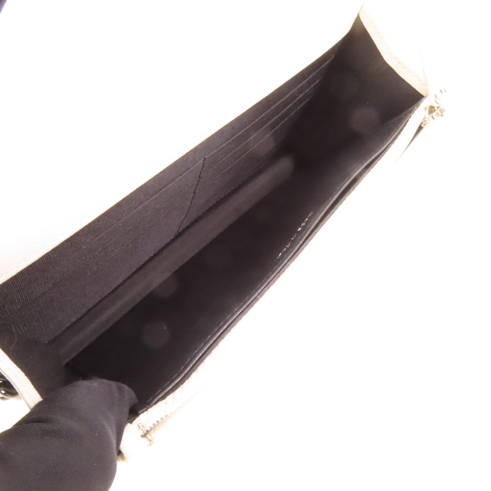 CHANEL 牛皮皮革WOC Wallet On Chain鏈帶肩背袋