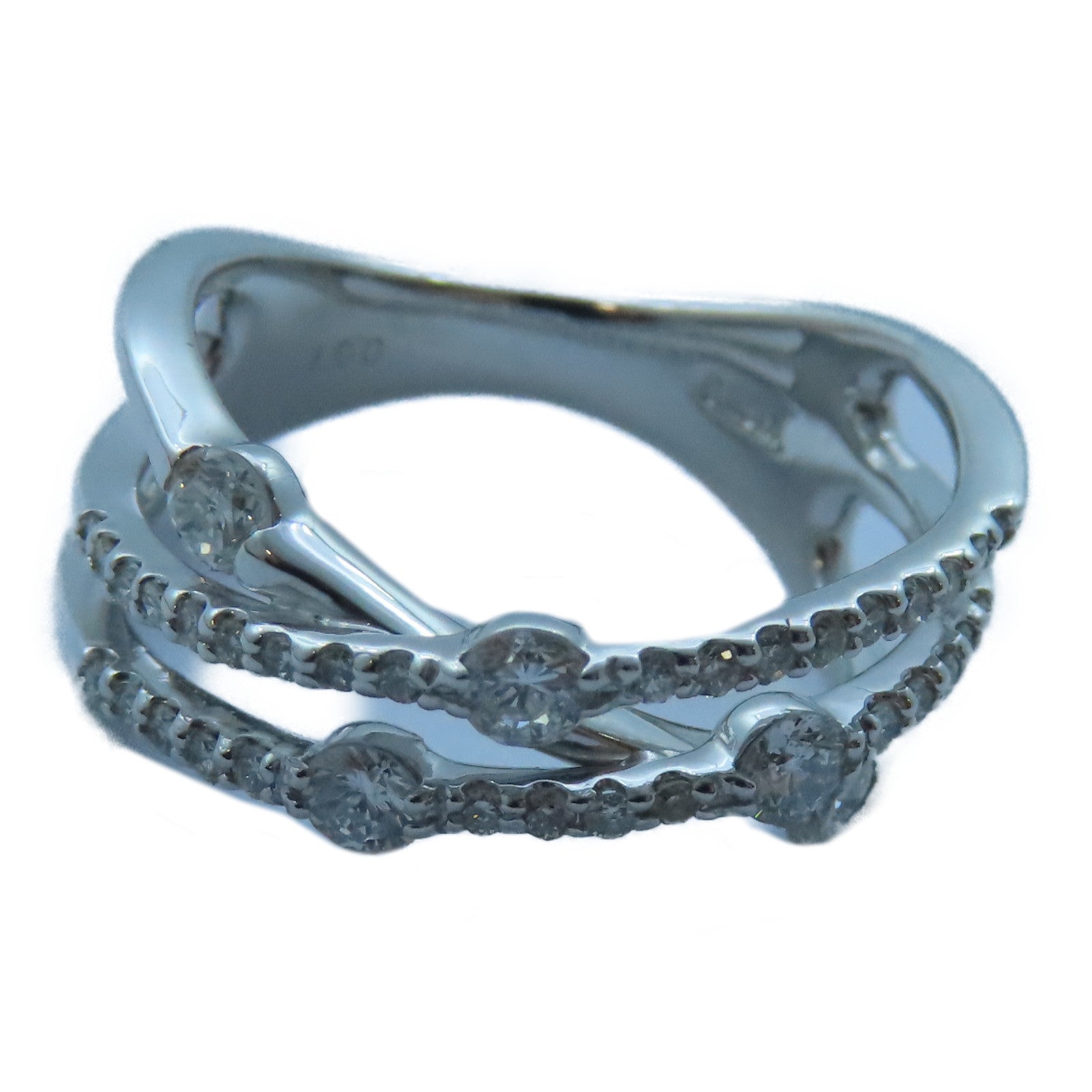 JEWELRY 【激減優惠】18K白金Diamond Ring 0.67ct鑽石戒指US#6.75