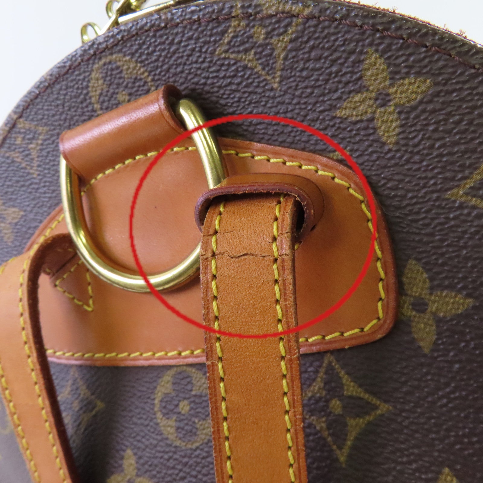 LOUIS VUITTON Monogram Zaino Ellisse Backpack金扣背包啡色