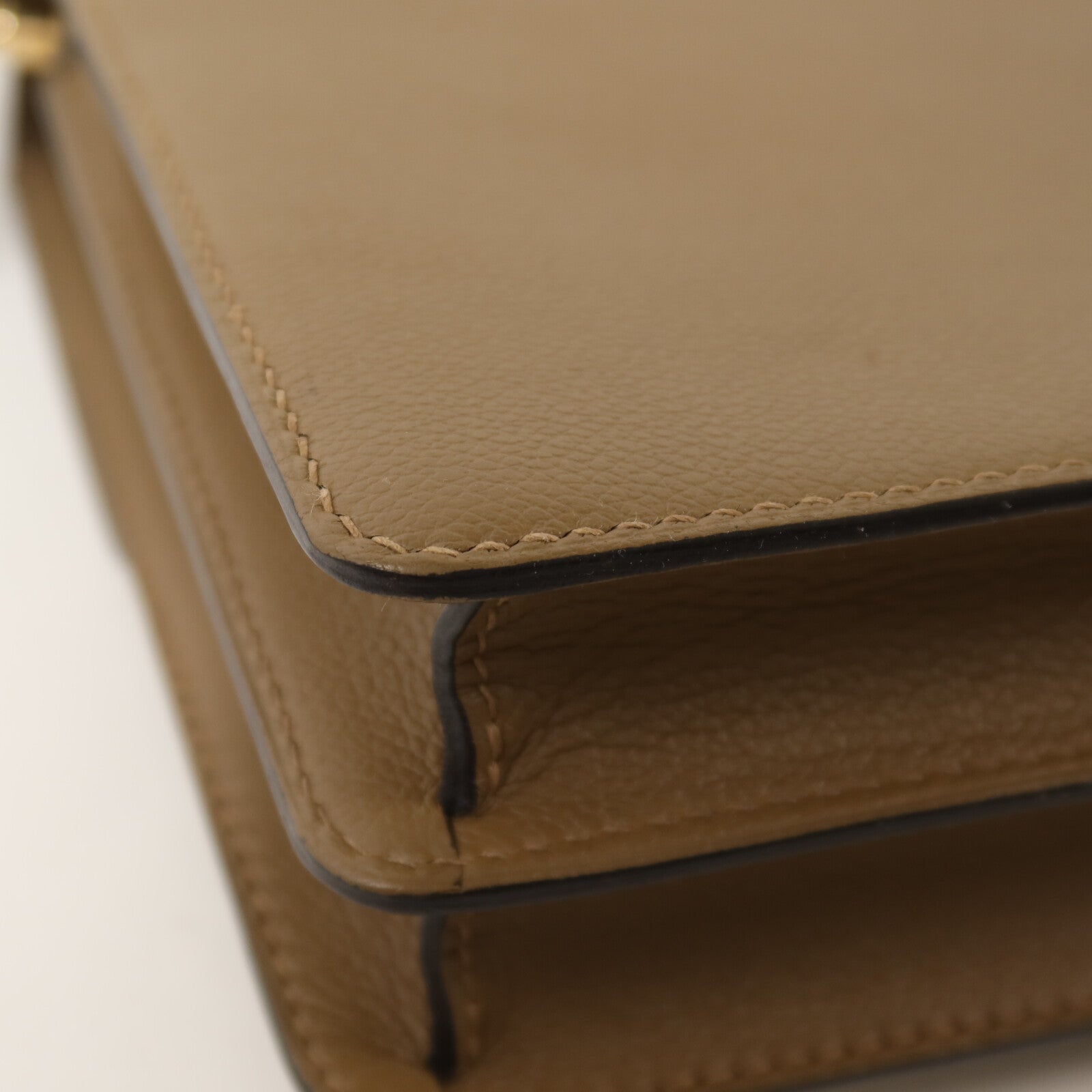 HERMES Evercolor皮革Roulis 23金扣肩背袋Alezan