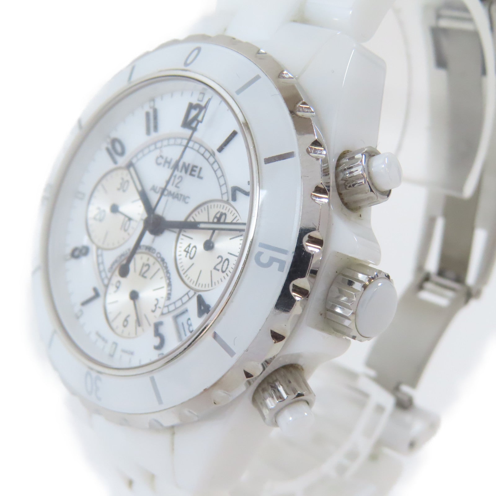CHANEL J12陶瓷手錶自動機芯白色#15cm